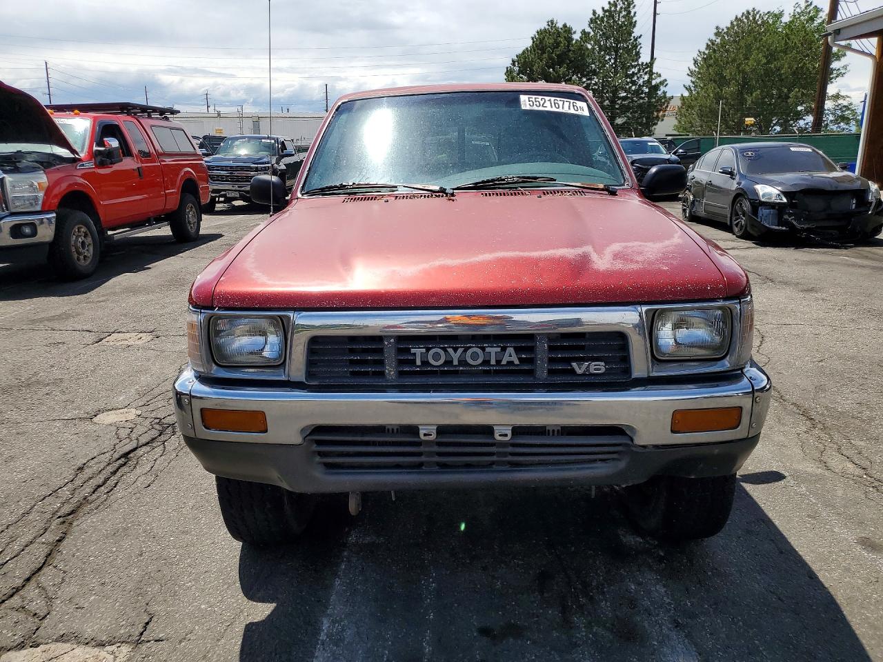 1990 Toyota Pickup Deluxe Red vin: JT4VN13D2L5025274