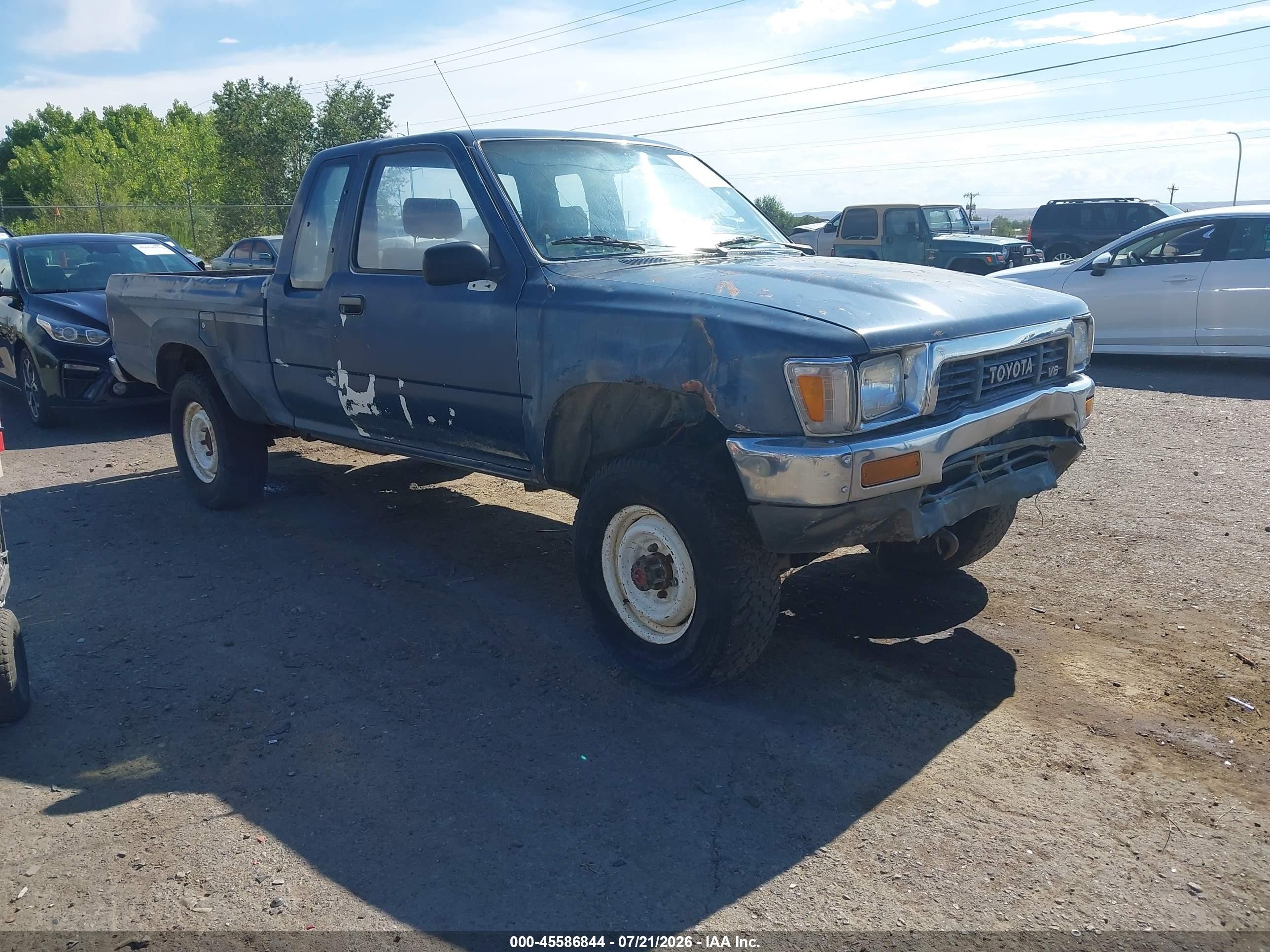 1990 Toyota Pickup 1/2 Ton Ex Lng Whlbse Dlx Blue vin: JT4VN13D3L0013941