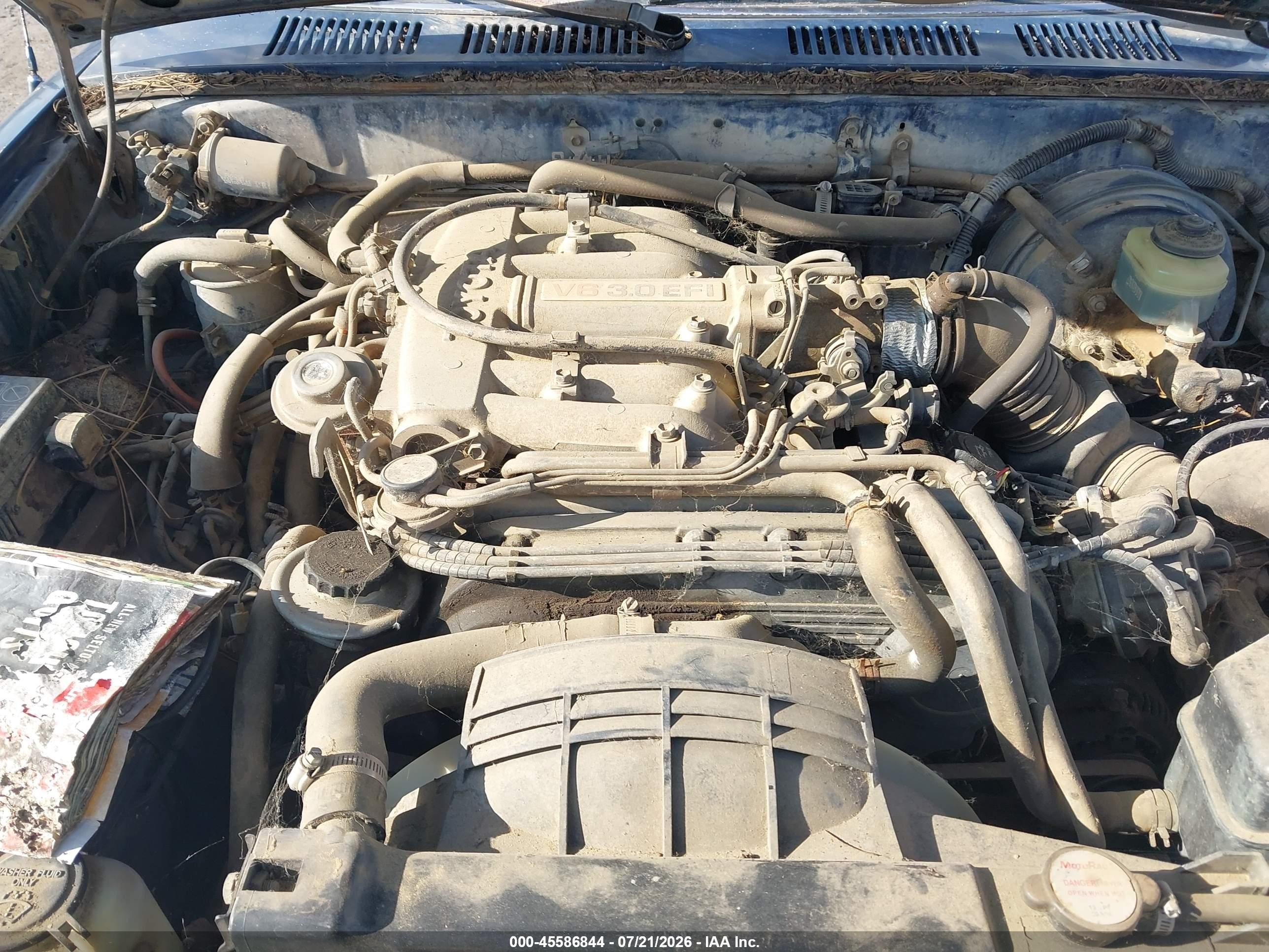 1990 Toyota Pickup 1/2 Ton Ex Lng Whlbse Dlx Blue vin: JT4VN13D3L0013941
