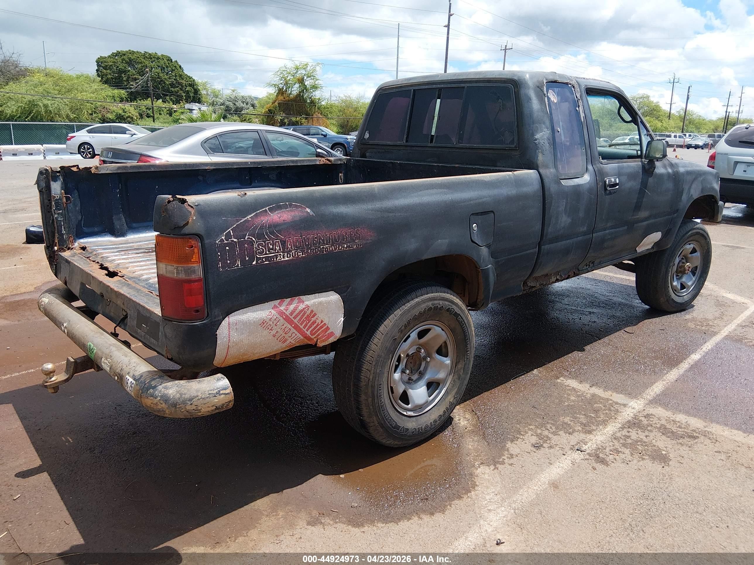 1992 Toyota Pickup 1/2 Ton Ex Lng Whlbse Dlx Черный vin: JT4VN13D5N5082068