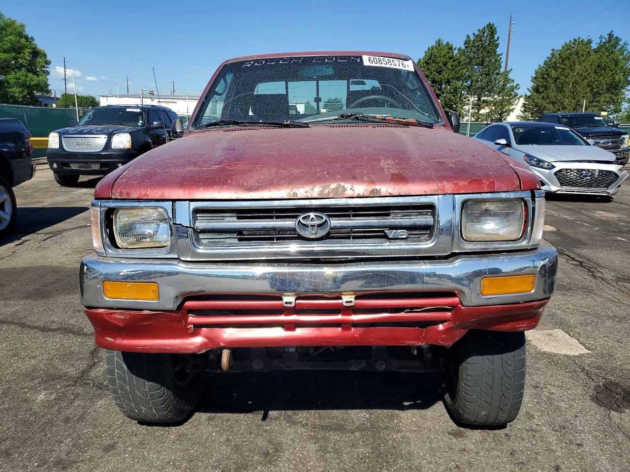 1993 Toyota Pickup 1/2 Ton Extra Long Wheelbase Dx Maroon vin: JT4VN13D7P5115171