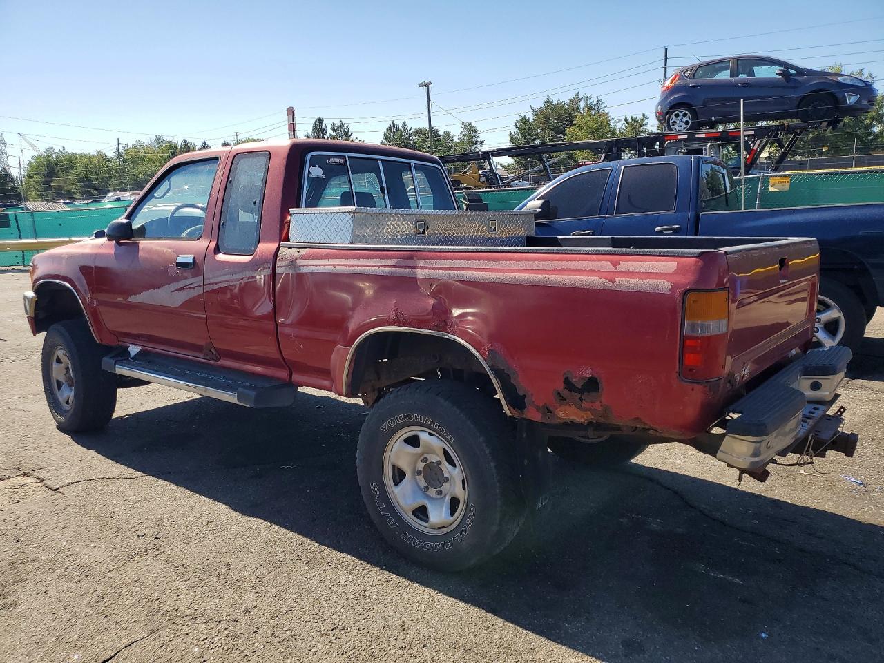 1993 Toyota Pickup 1/2 Ton Extra Long Wheelbase Dx Maroon vin: JT4VN13D7P5115171