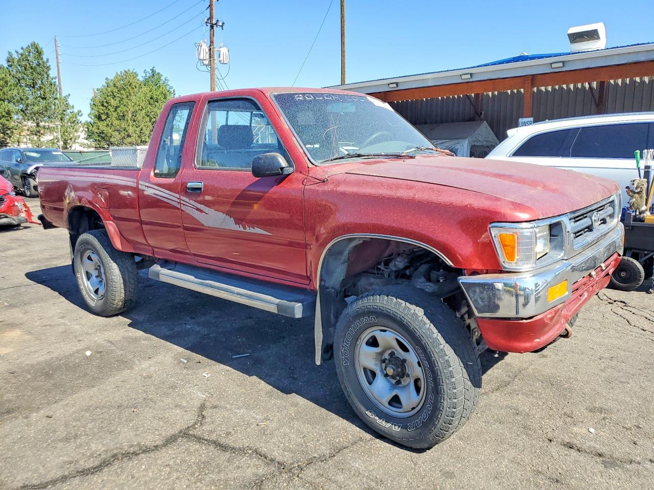 1993 Toyota Pickup 1/2 Ton Extra Long Wheelbase Dx Maroon vin: JT4VN13D7P5115171