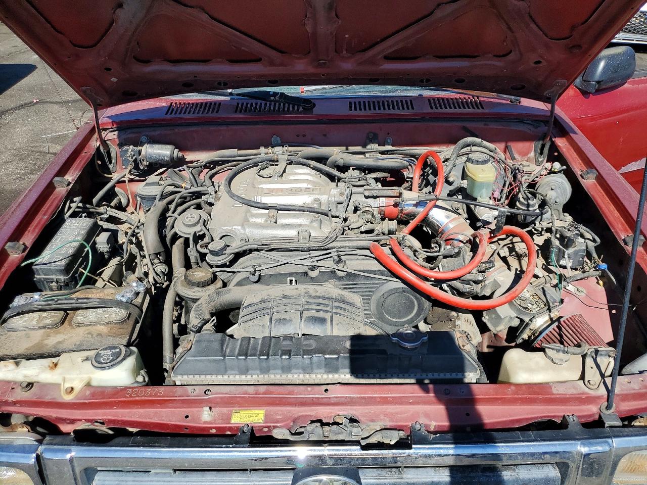 1993 Toyota Pickup 1/2 Ton Extra Long Wheelbase Dx Maroon vin: JT4VN13D7P5115171