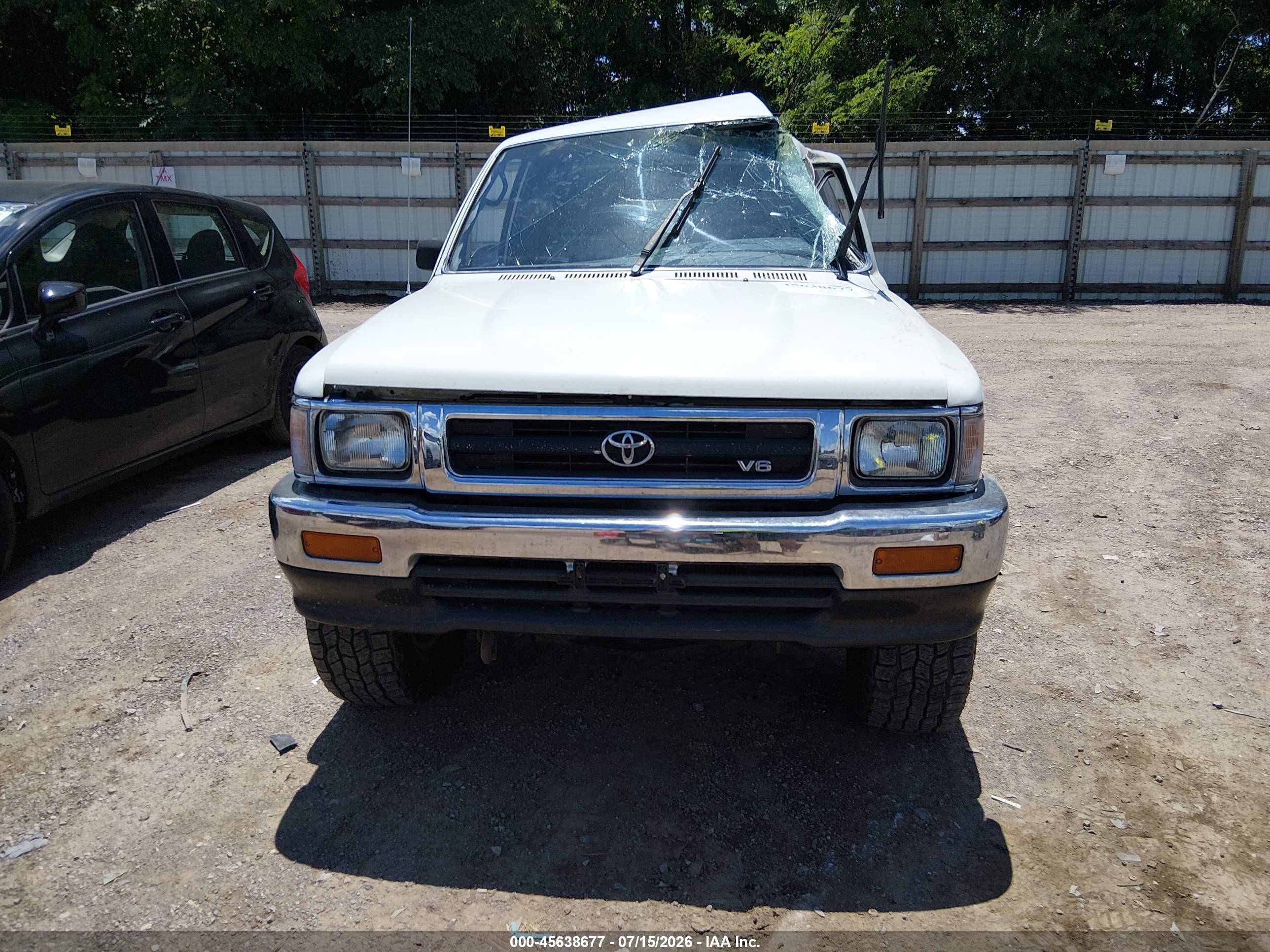 1993 Toyota Pickup 1/2 Ton Ex Long Whlbse Dx White vin: JT4VN13D9P5125040