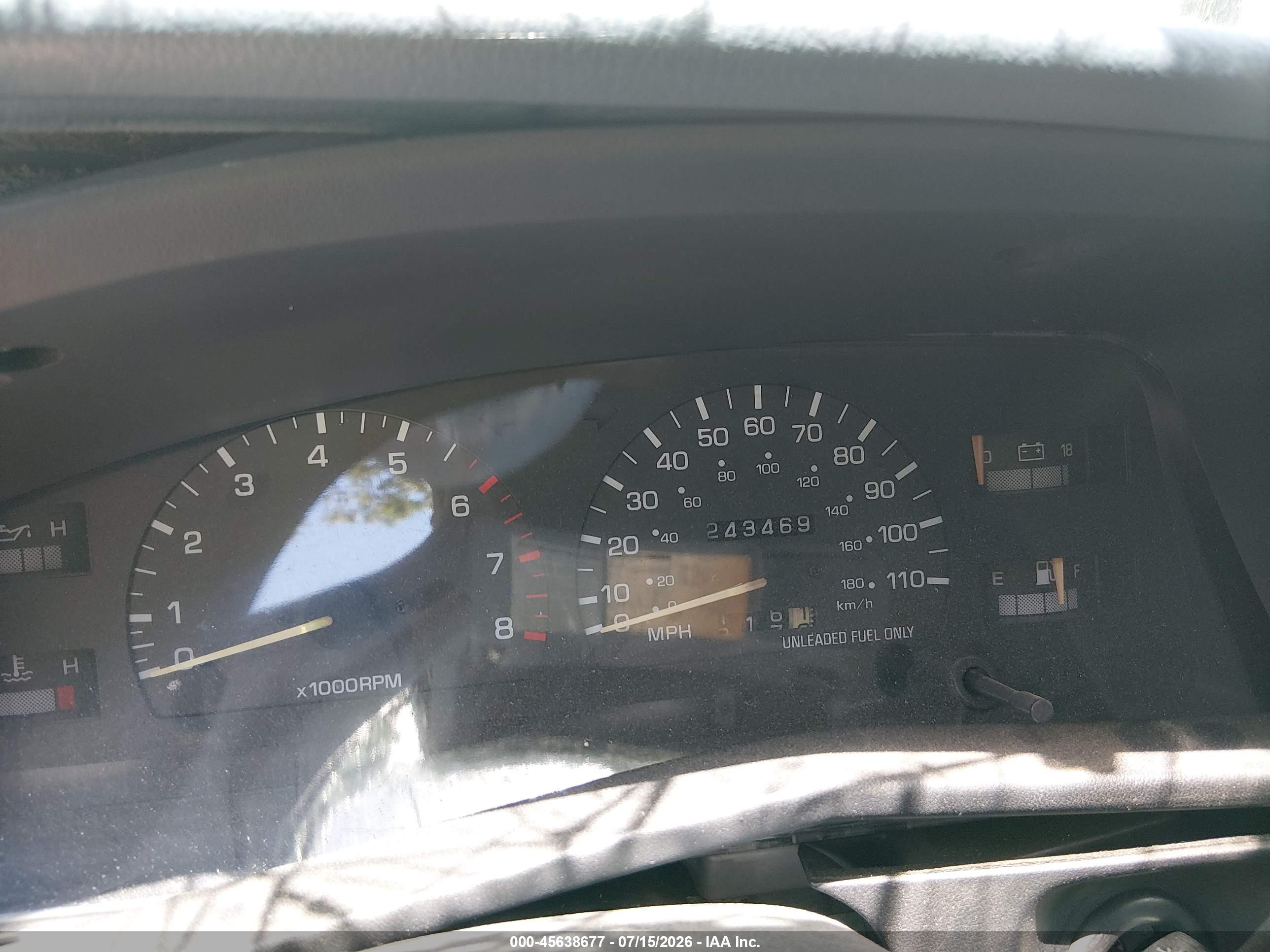 1993 Toyota Pickup 1/2 Ton Ex Long Whlbse Dx White vin: JT4VN13D9P5125040