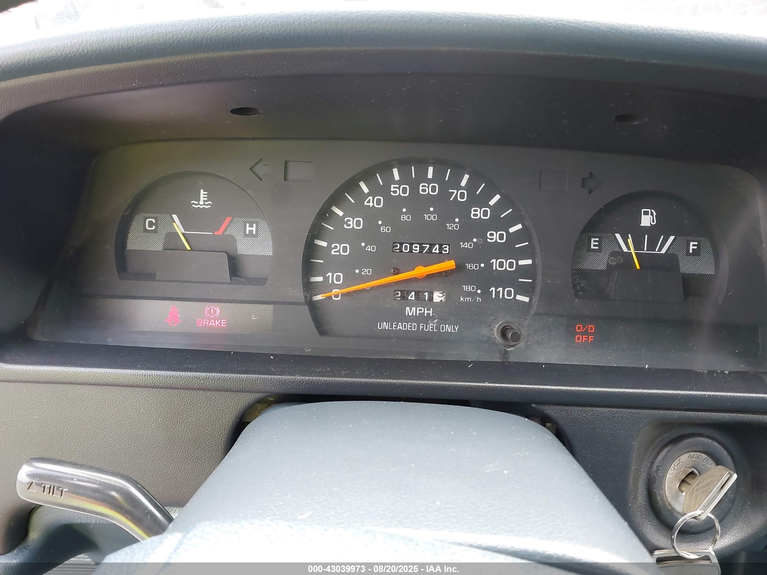 1995 Toyota Pickup 1/2 Ton Ex Lng Whlbase/dx Blue vin: JT4VN13D9S5156233
