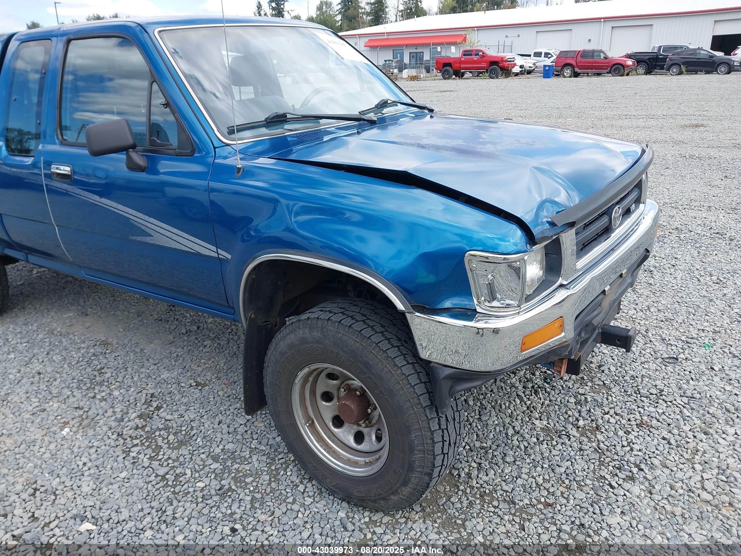 1995 Toyota Pickup 1/2 Ton Ex Lng Whlbase/dx Blue vin: JT4VN13D9S5156233