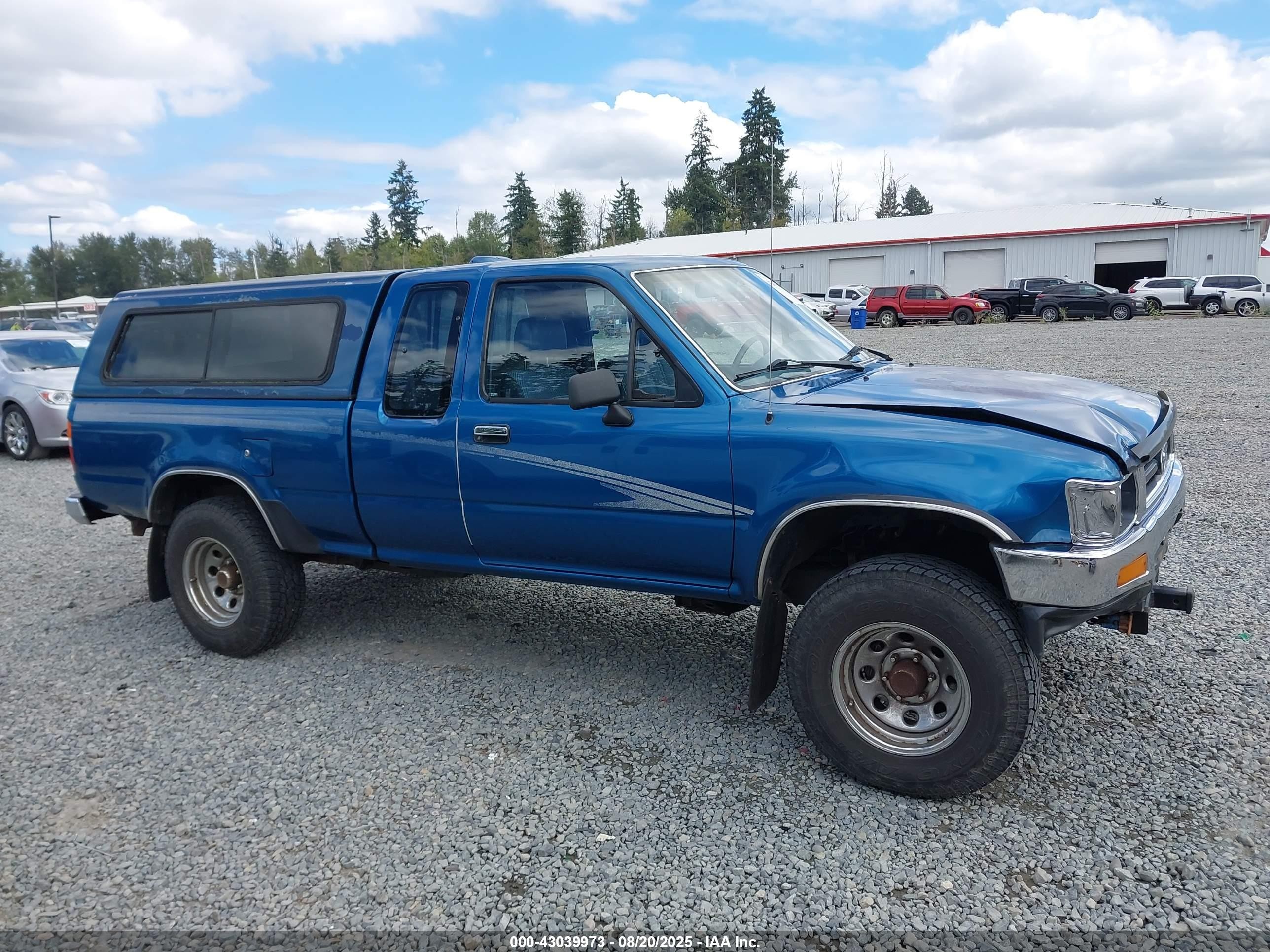 1995 Toyota Pickup 1/2 Ton Ex Lng Whlbase/dx Blue vin: JT4VN13D9S5156233