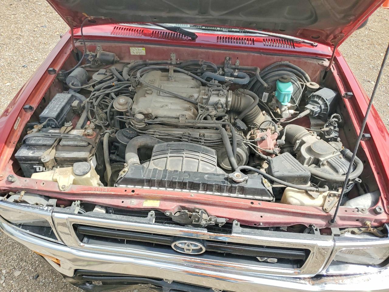 1993 Toyota Pickup 1/2 Ton Extra Long Wheelbase Dx Maroon vin: JT4VN13DXP5114001