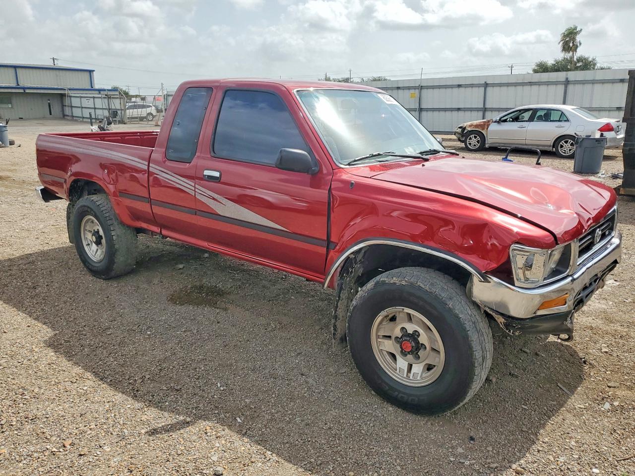 1993 Toyota Pickup 1/2 Ton Extra Long Wheelbase Dx Maroon vin: JT4VN13DXP5114001