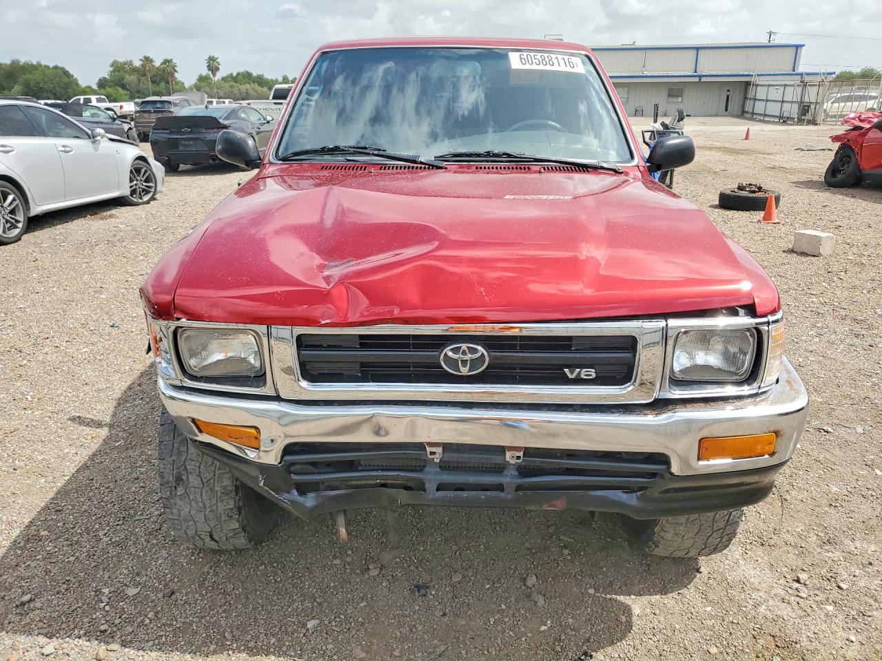 1993 Toyota Pickup 1/2 Ton Extra Long Wheelbase Dx Maroon vin: JT4VN13DXP5114001