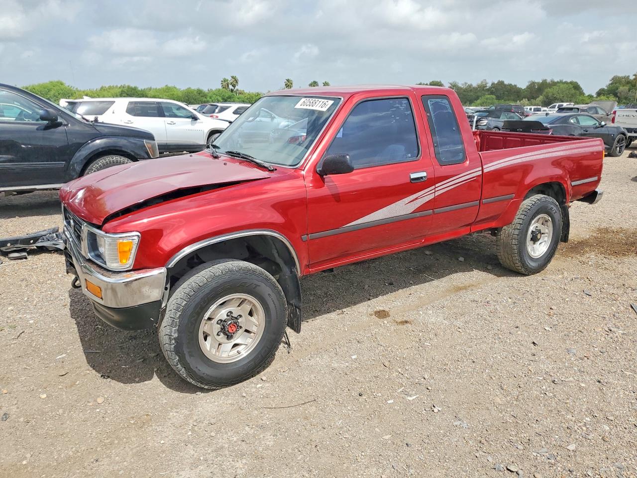 1993 Toyota Pickup 1/2 Ton Extra Long Wheelbase Dx Maroon vin: JT4VN13DXP5114001