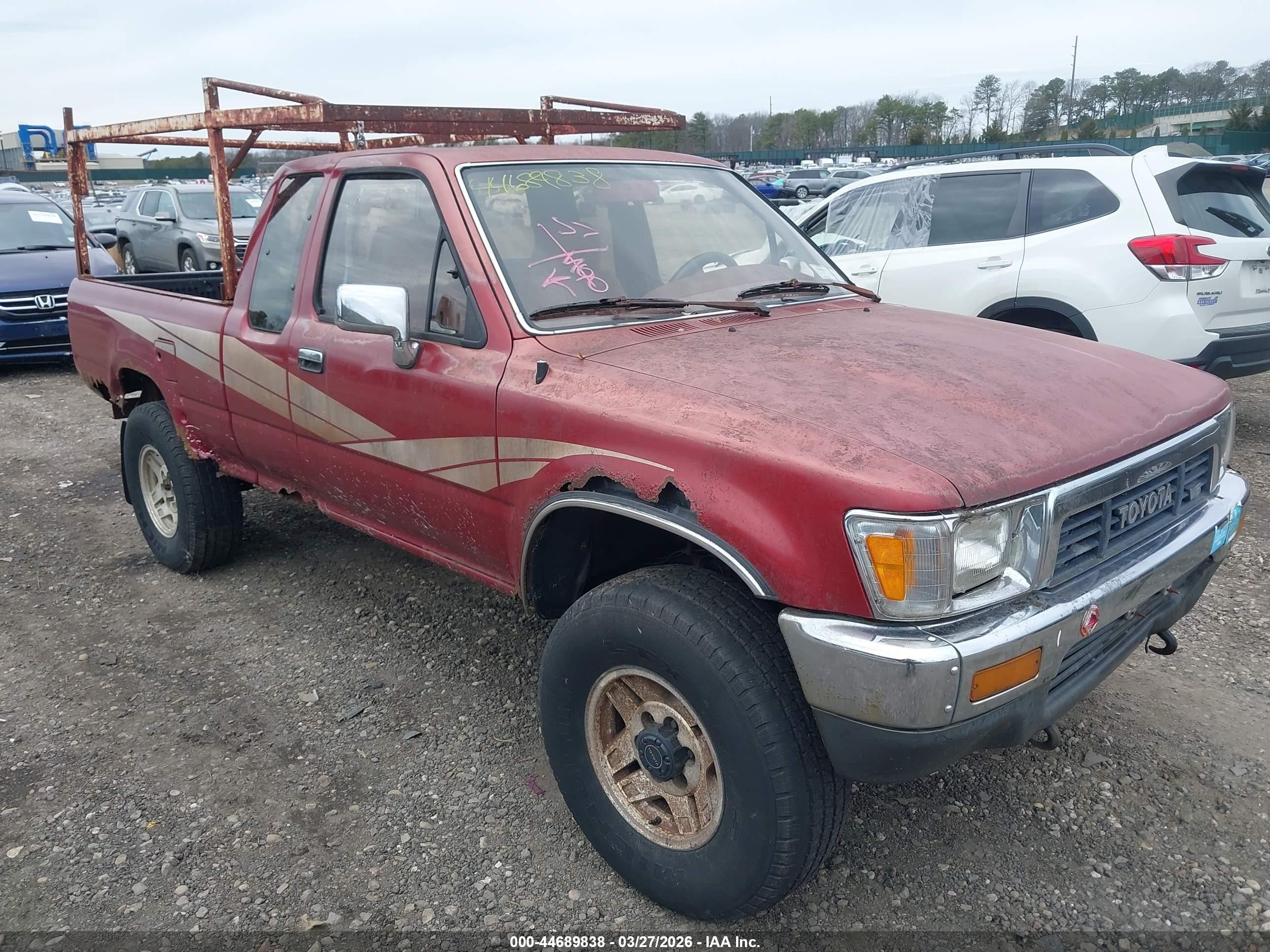 1989 Toyota Pickup 1/2 Ton Ex Long Whlbs Sr5 Red vin: JT4VN13G1K5000794