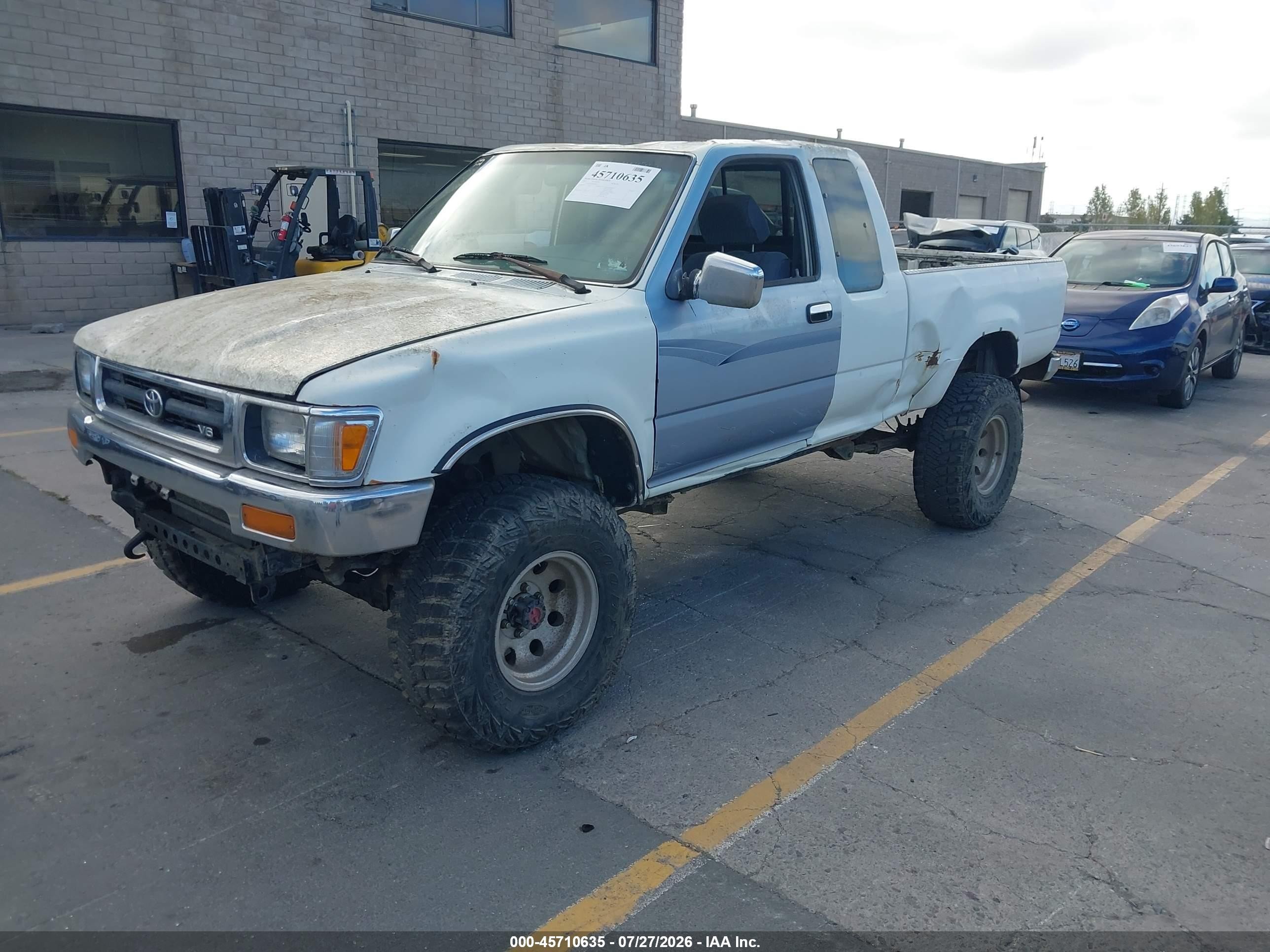 1992 Toyota Pickup 1/2 Ton Ex Long Whlbs Sr5 White vin: JT4VN13G5N5094425