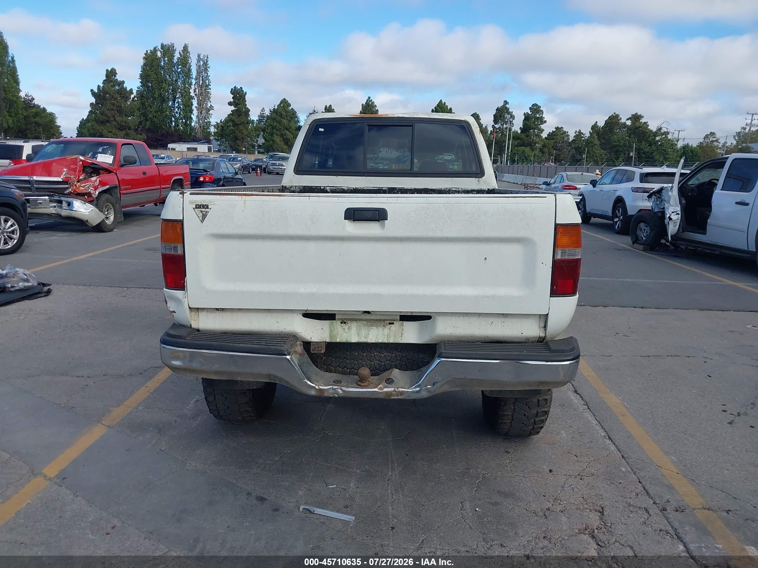 1992 Toyota Pickup 1/2 Ton Ex Long Whlbs Sr5 White vin: JT4VN13G5N5094425