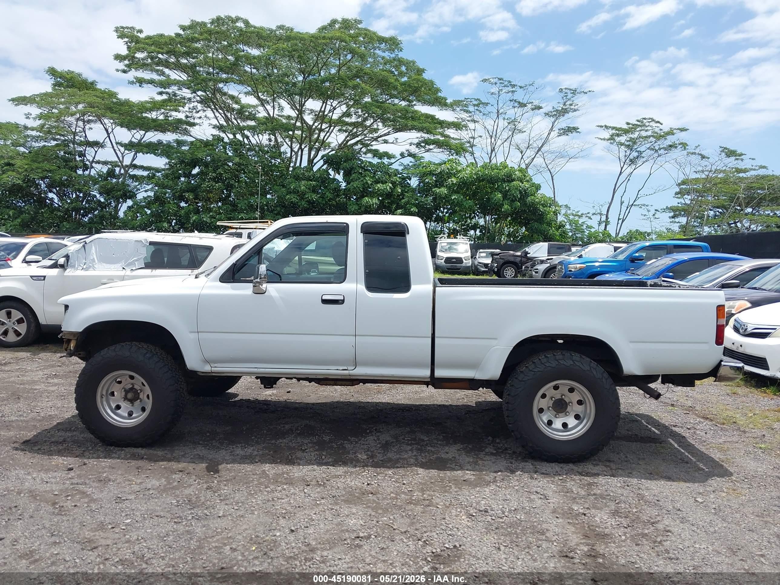 1990 Toyota Pickup 1/2 Ton Ex Long Whlbs Sr5 White vin: JT4VN13G6L5021223