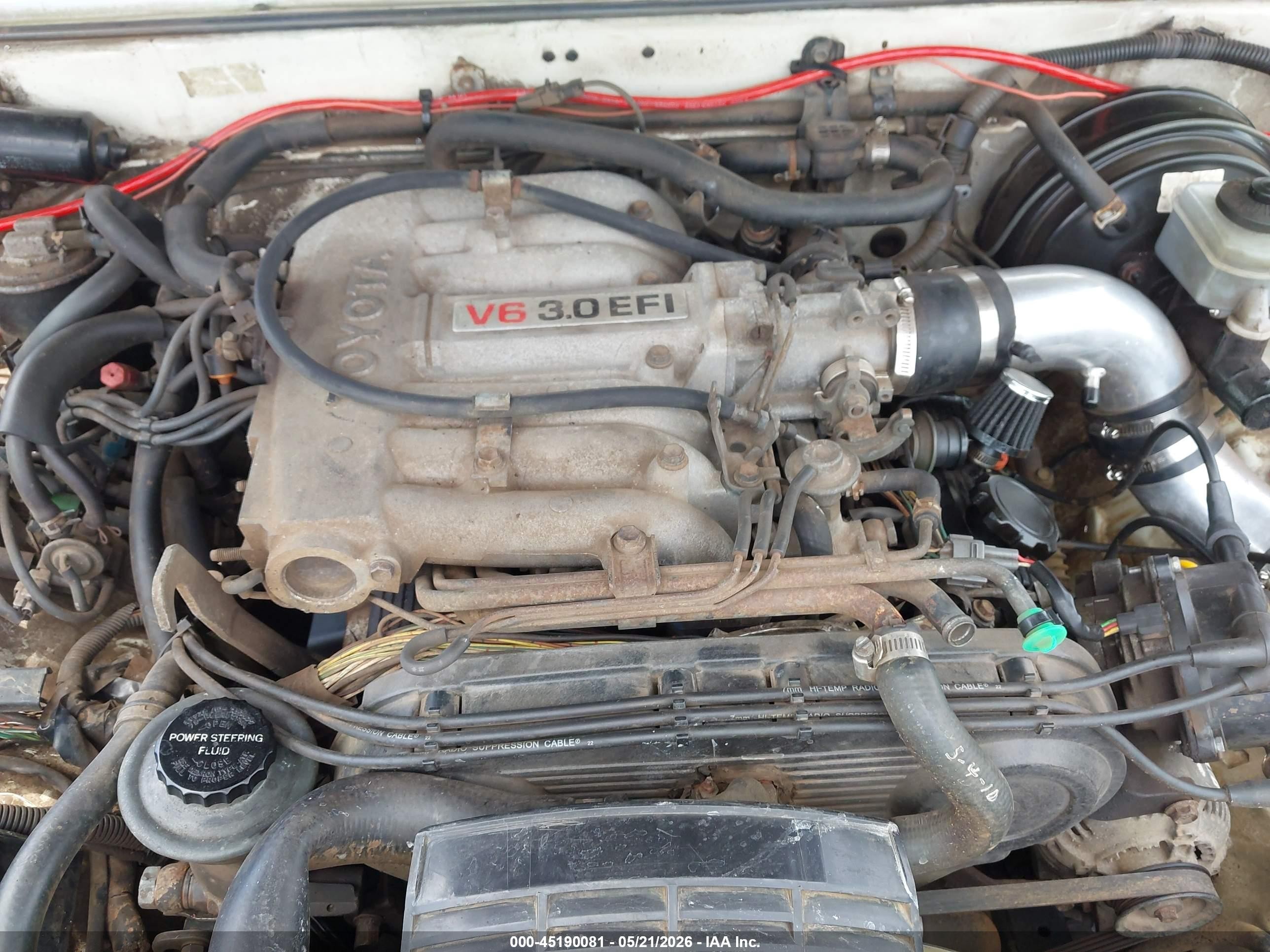 1990 Toyota Pickup 1/2 Ton Ex Long Whlbs Sr5 White vin: JT4VN13G6L5021223