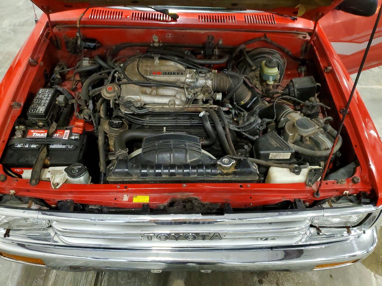 1990 Toyota Pickup Deluxe Red vin: JT4VN93D2L5015830
