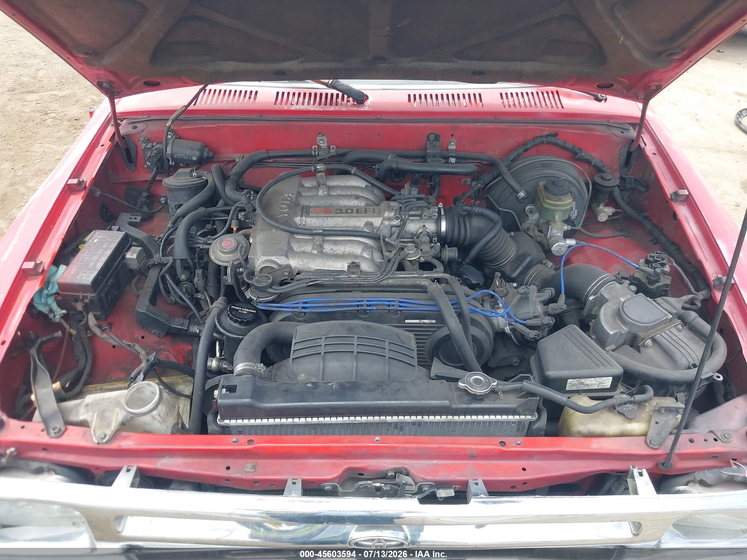 1992 Toyota Pickup 1/2 Ton Ex Lng Whlbse Dlx Красный vin: JT4VN93DXN5027372