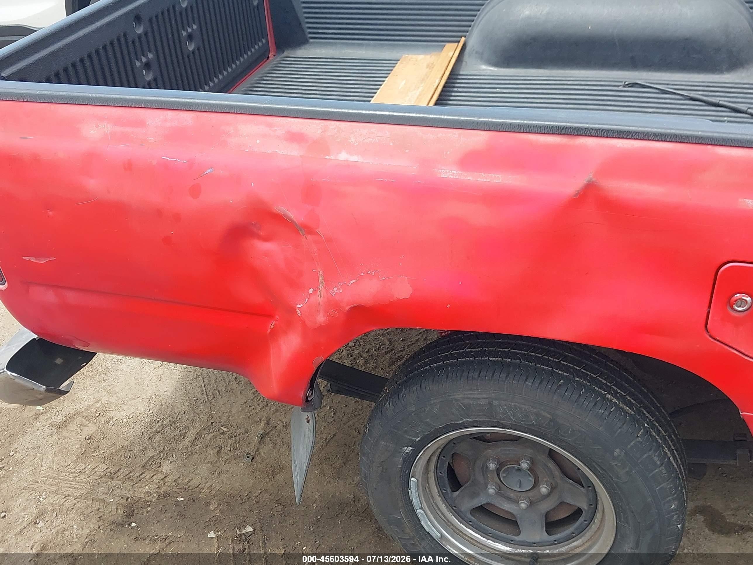 1992 Toyota Pickup 1/2 Ton Ex Lng Whlbse Dlx Красный vin: JT4VN93DXN5027372