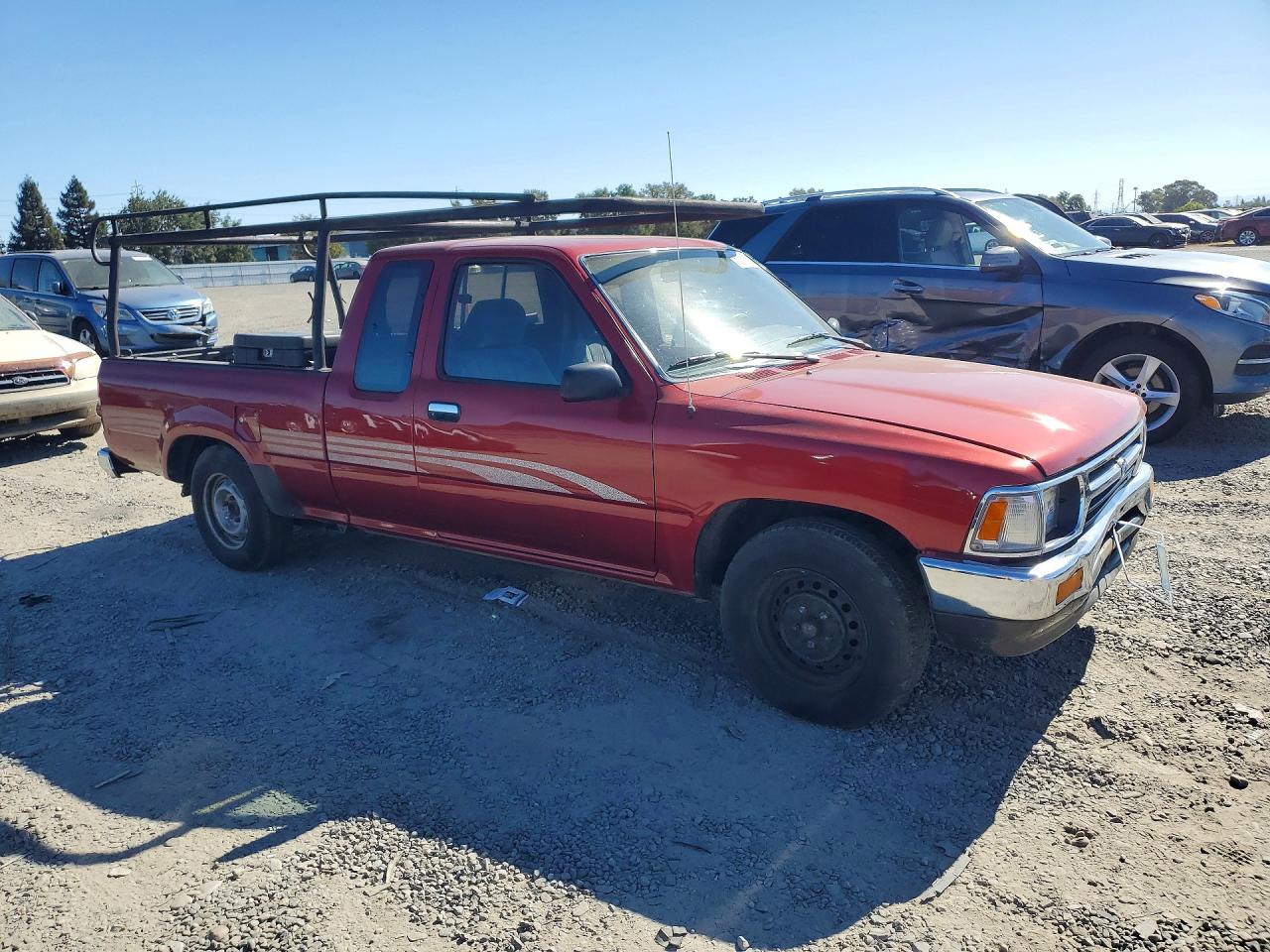 1993 Toyota Pickup Sr5 V6 Burgundy vin: JT4VN93G7P5034244