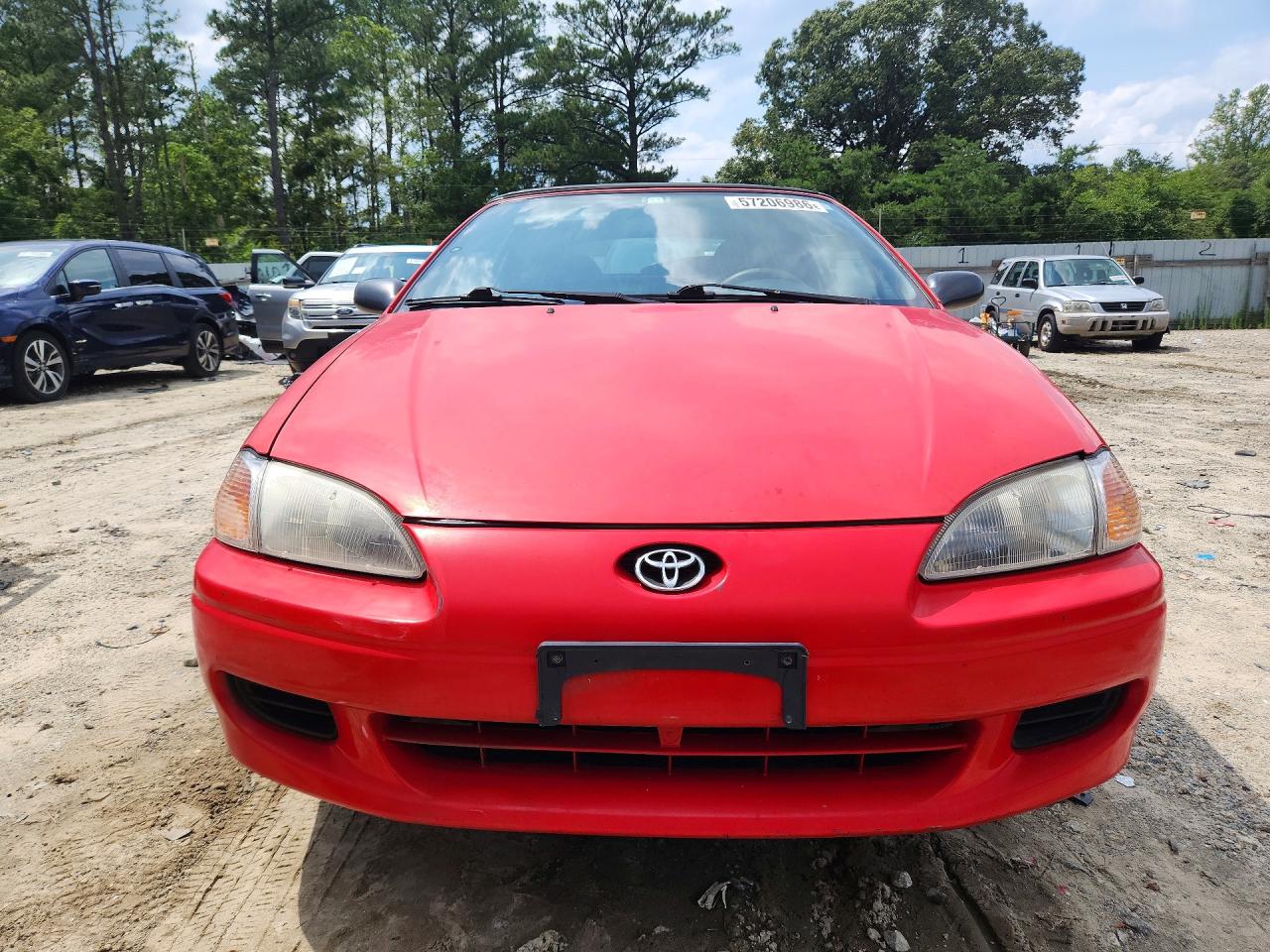 1997 Toyota Paseo Base Red vin: JT5FC52H6V0031922