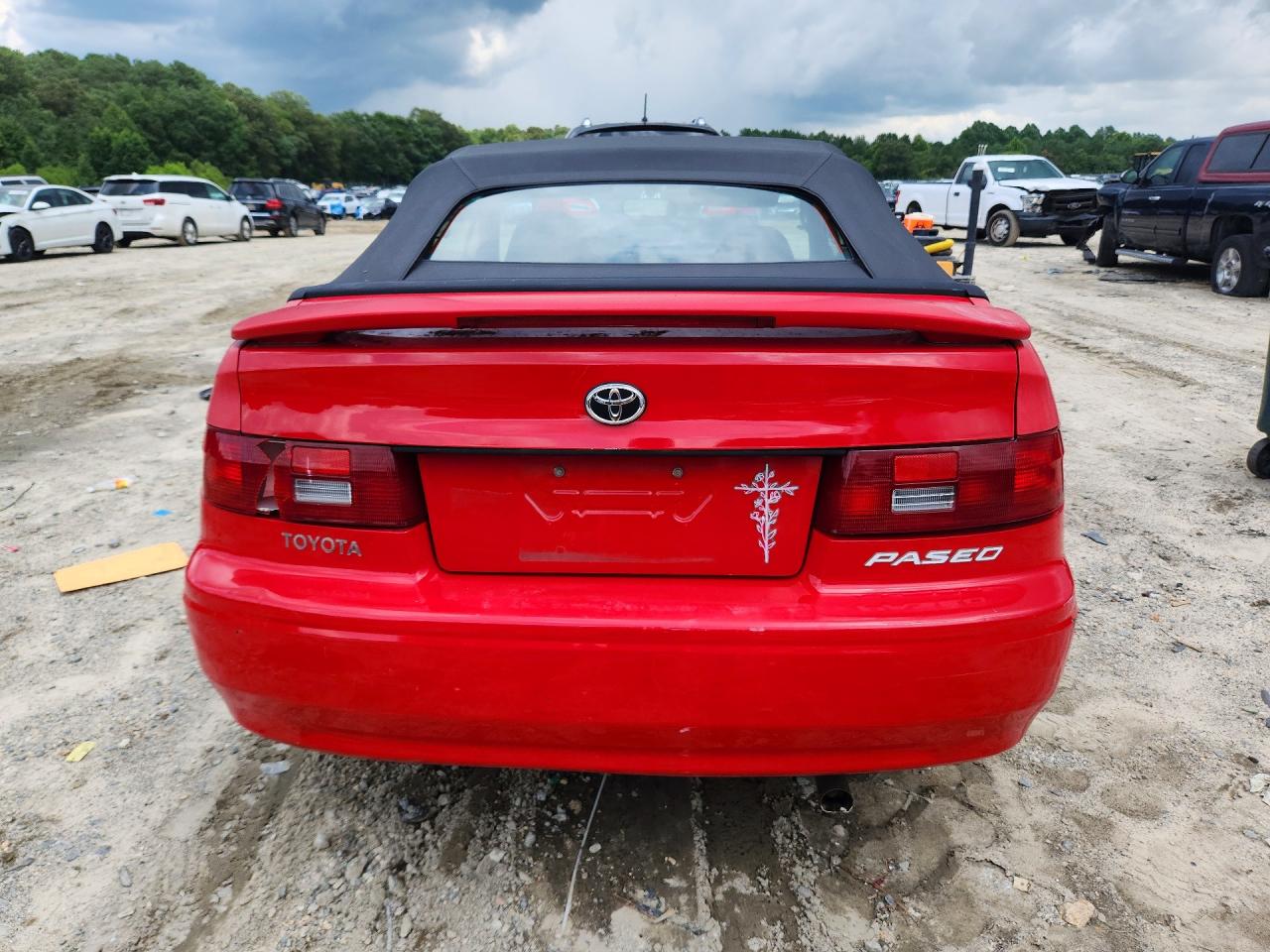 1997 Toyota Paseo Base Red vin: JT5FC52H6V0031922