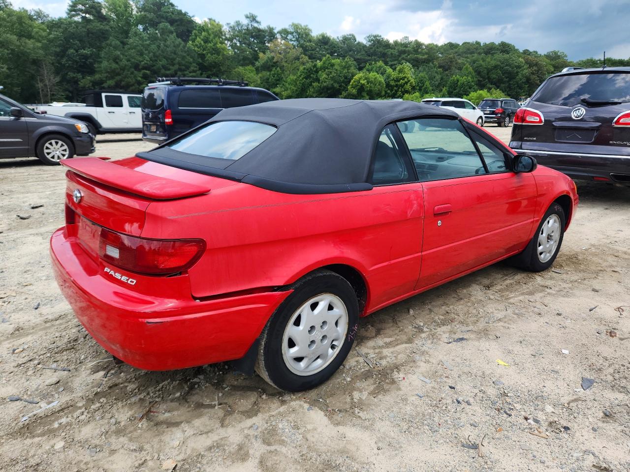 1997 Toyota Paseo Base Red vin: JT5FC52H6V0031922