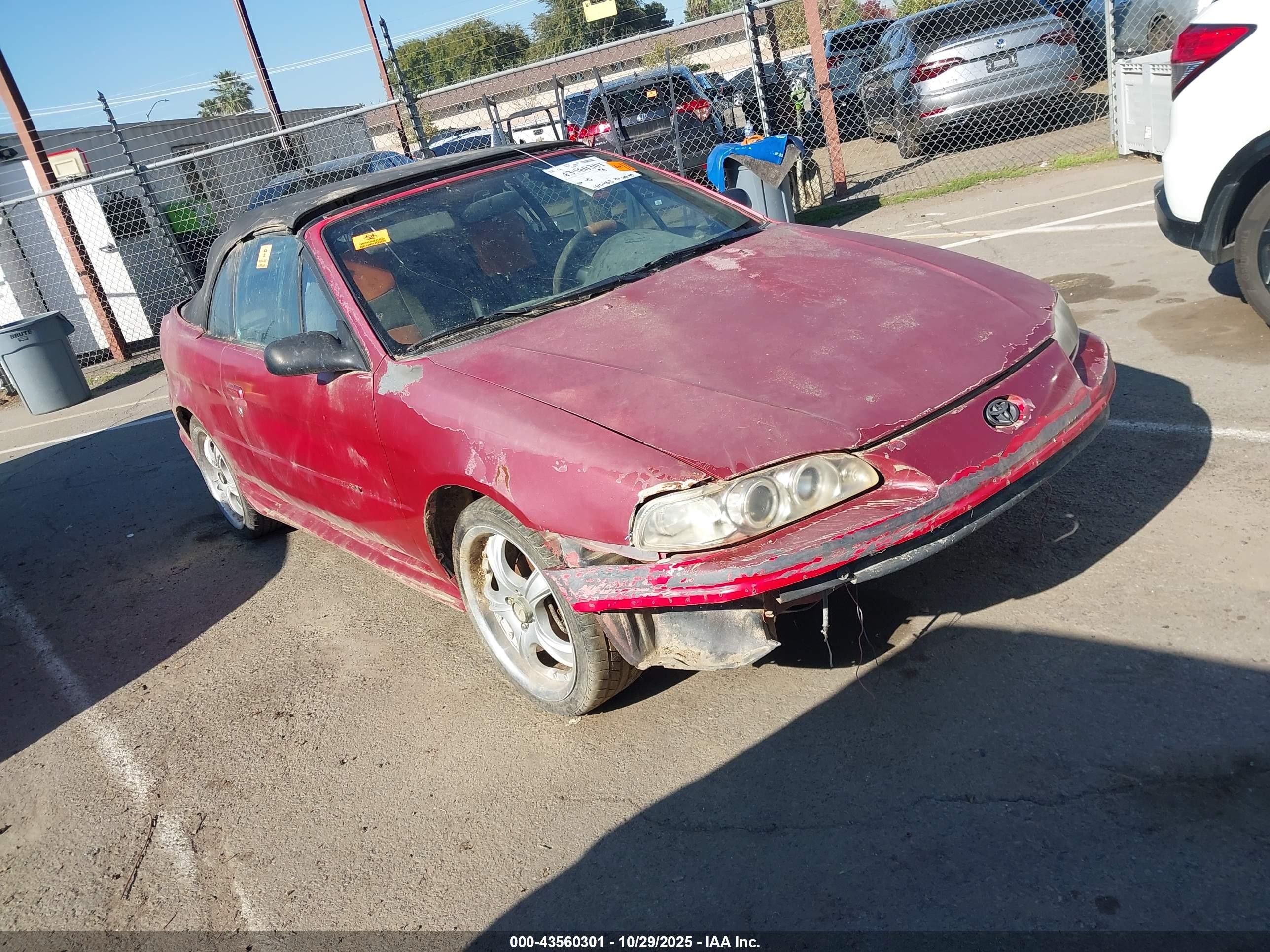 1997 Toyota Paseo   Red vin: JT5FC52HXV0036816