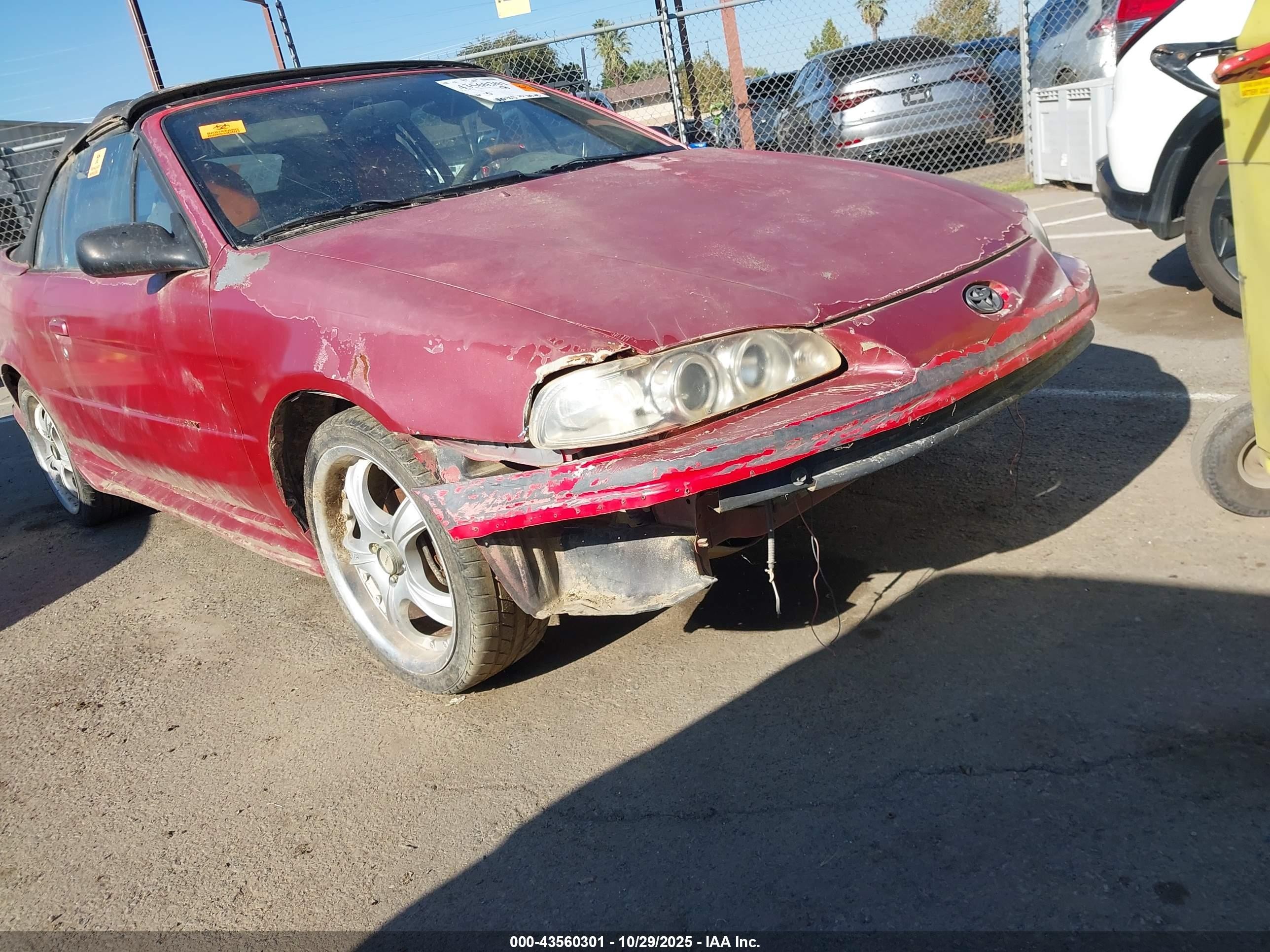 1997 Toyota Paseo   Red vin: JT5FC52HXV0036816
