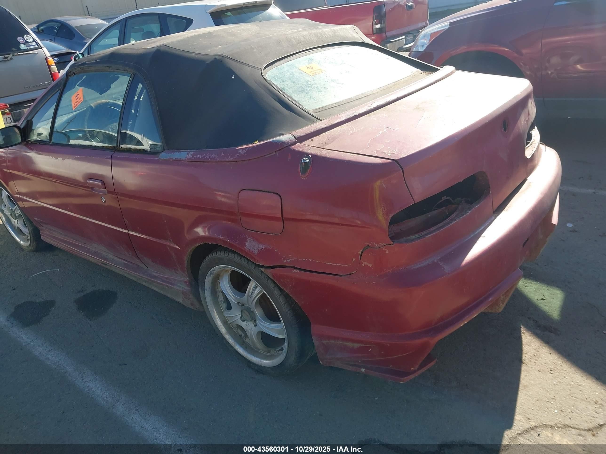 1997 Toyota Paseo   Red vin: JT5FC52HXV0036816