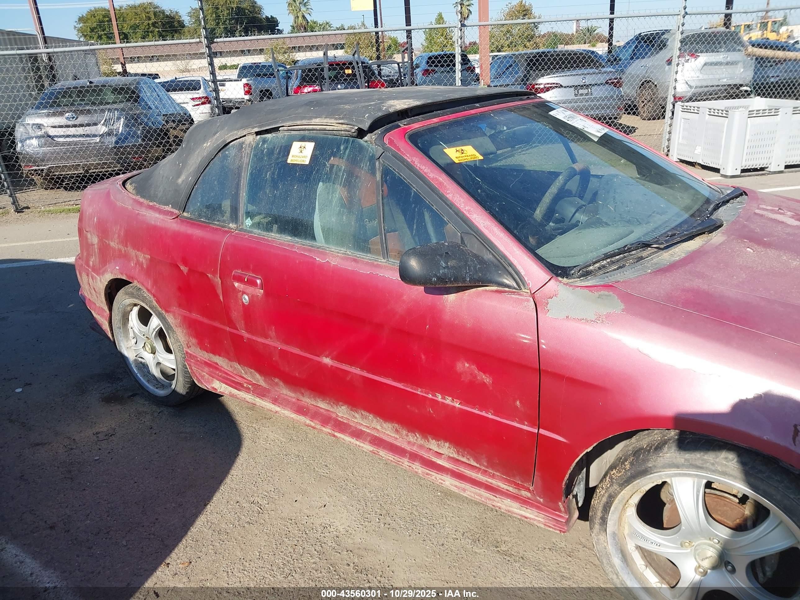 1997 Toyota Paseo   Red vin: JT5FC52HXV0036816