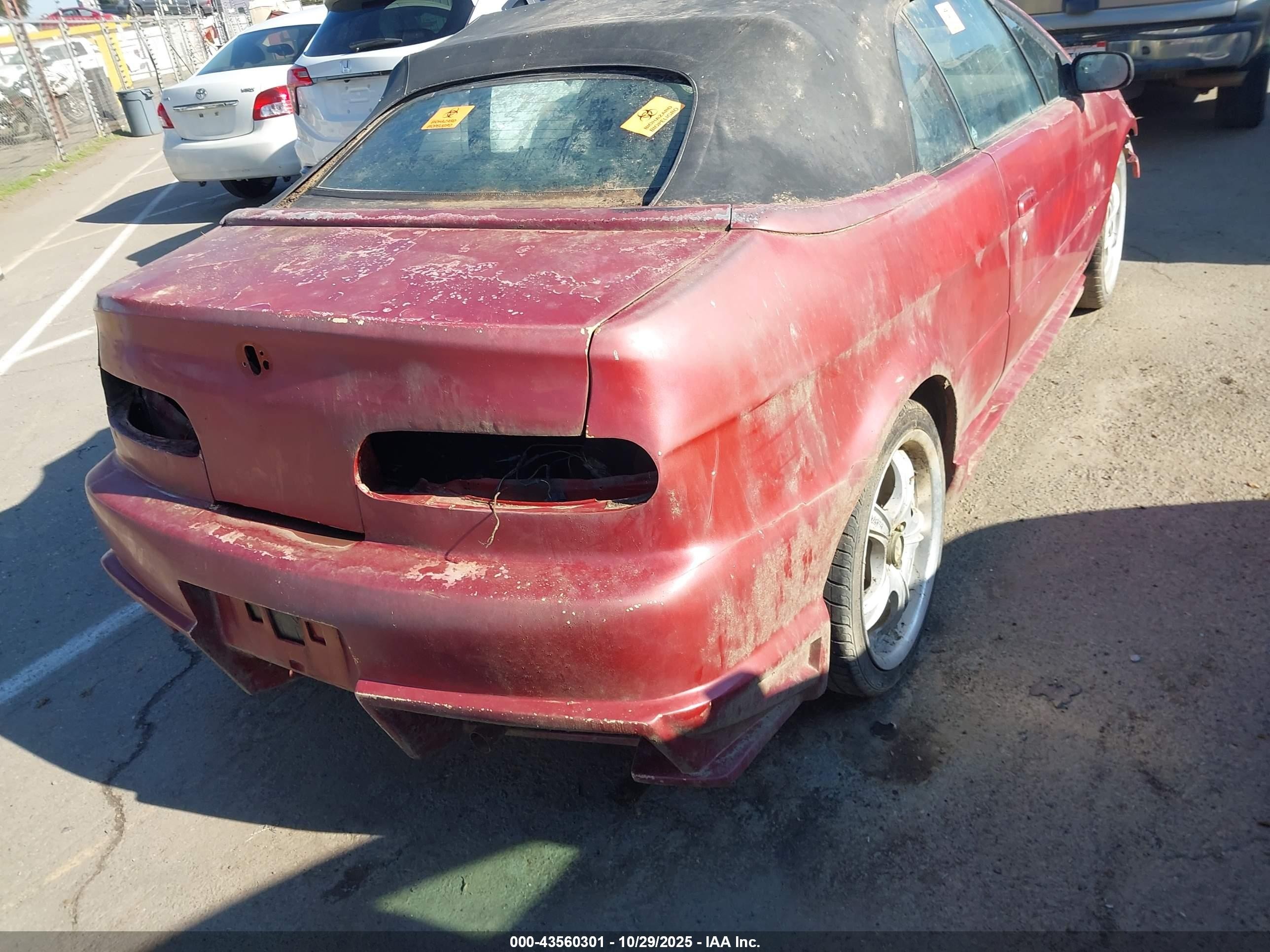 1997 Toyota Paseo   Red vin: JT5FC52HXV0036816