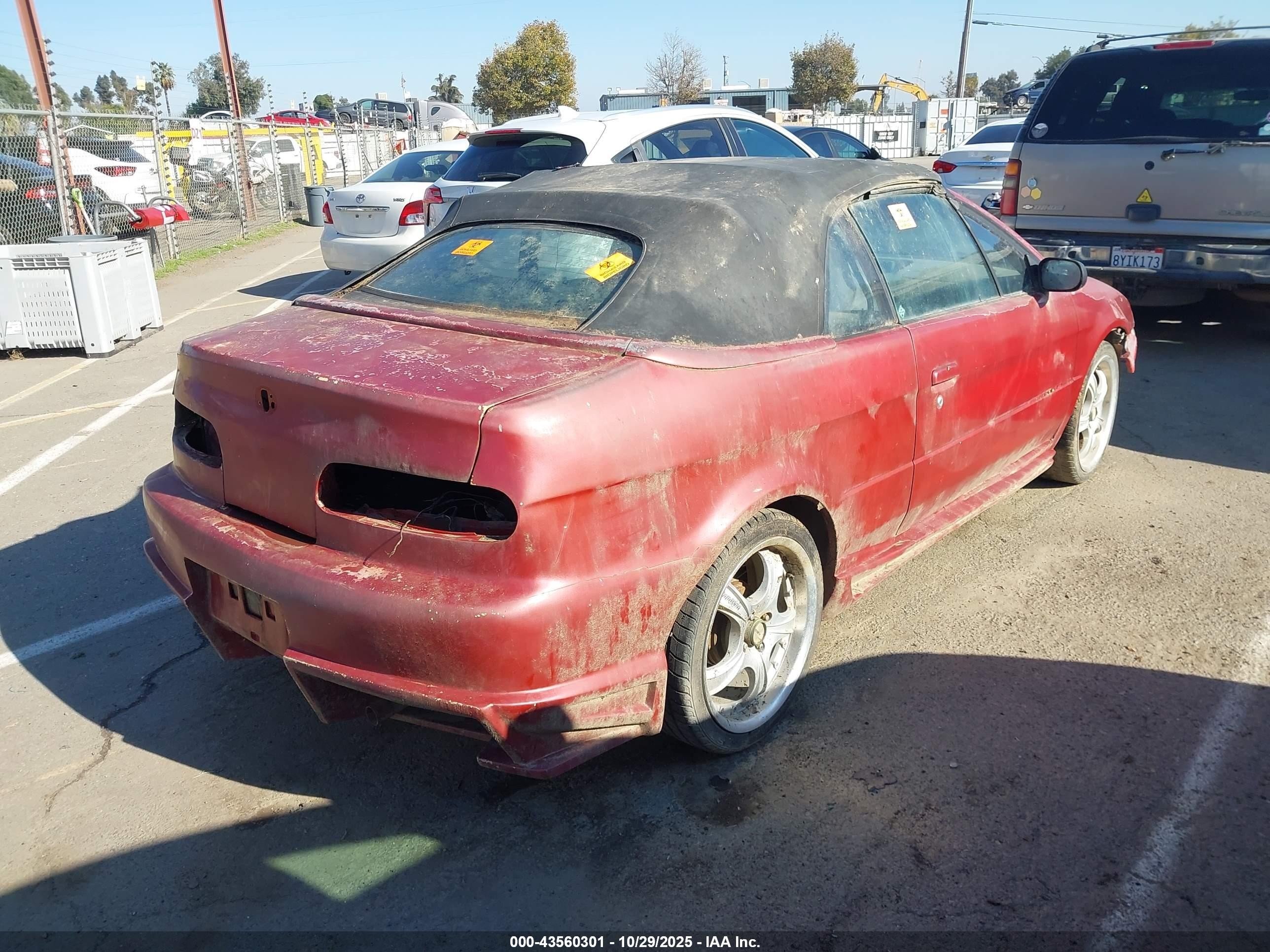 1997 Toyota Paseo   Red vin: JT5FC52HXV0036816