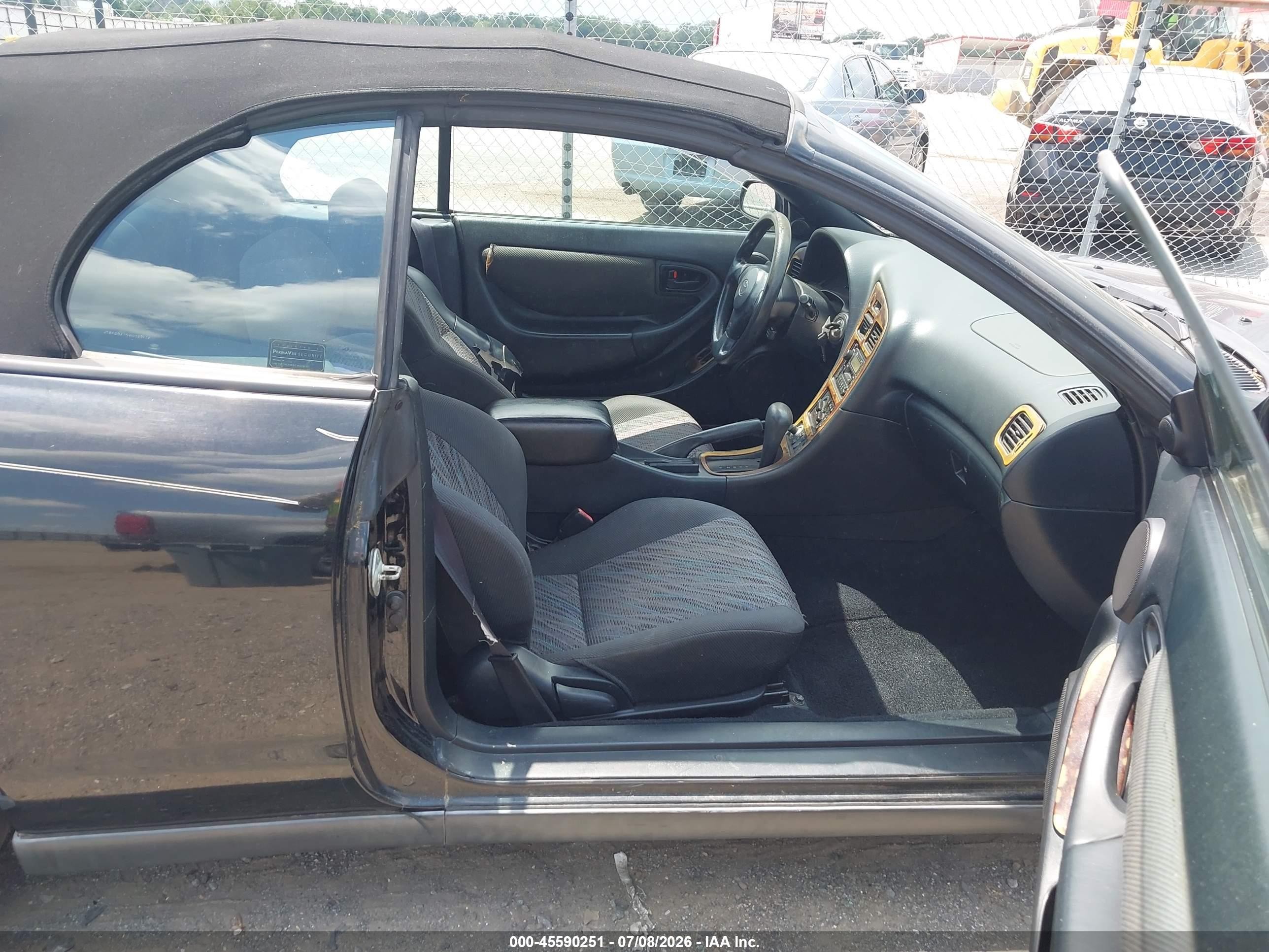 1998 Toyota Celica Gt Черный vin: JT5FG02T0W0050415