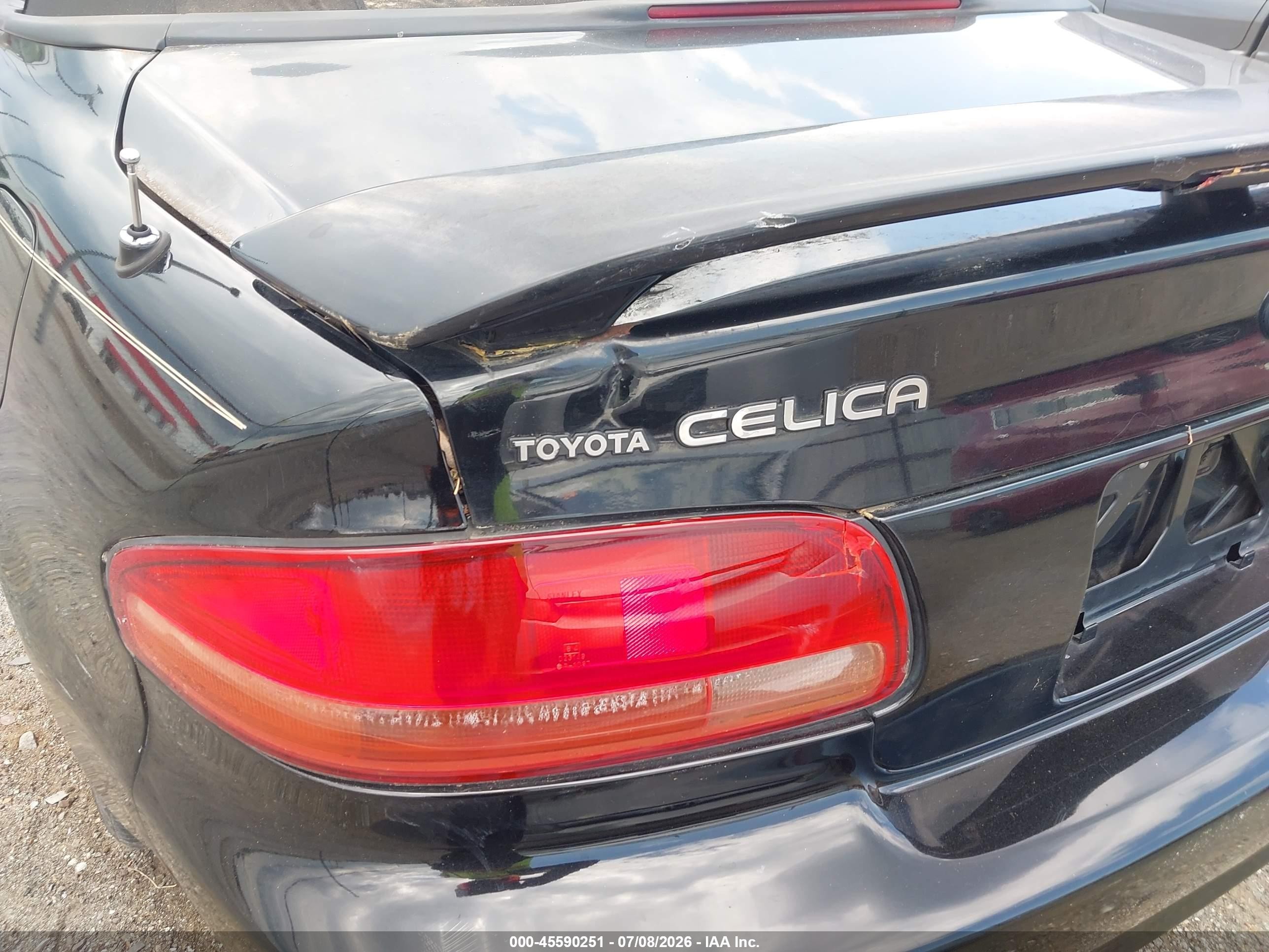 1998 Toyota Celica Gt Черный vin: JT5FG02T0W0050415