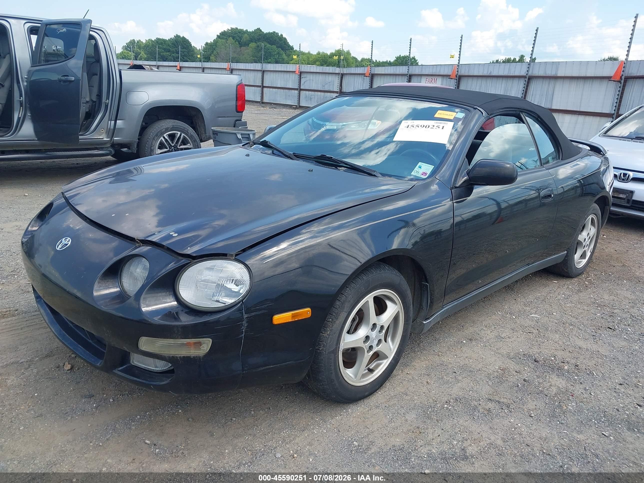 1998 Toyota Celica Gt Черный vin: JT5FG02T0W0050415