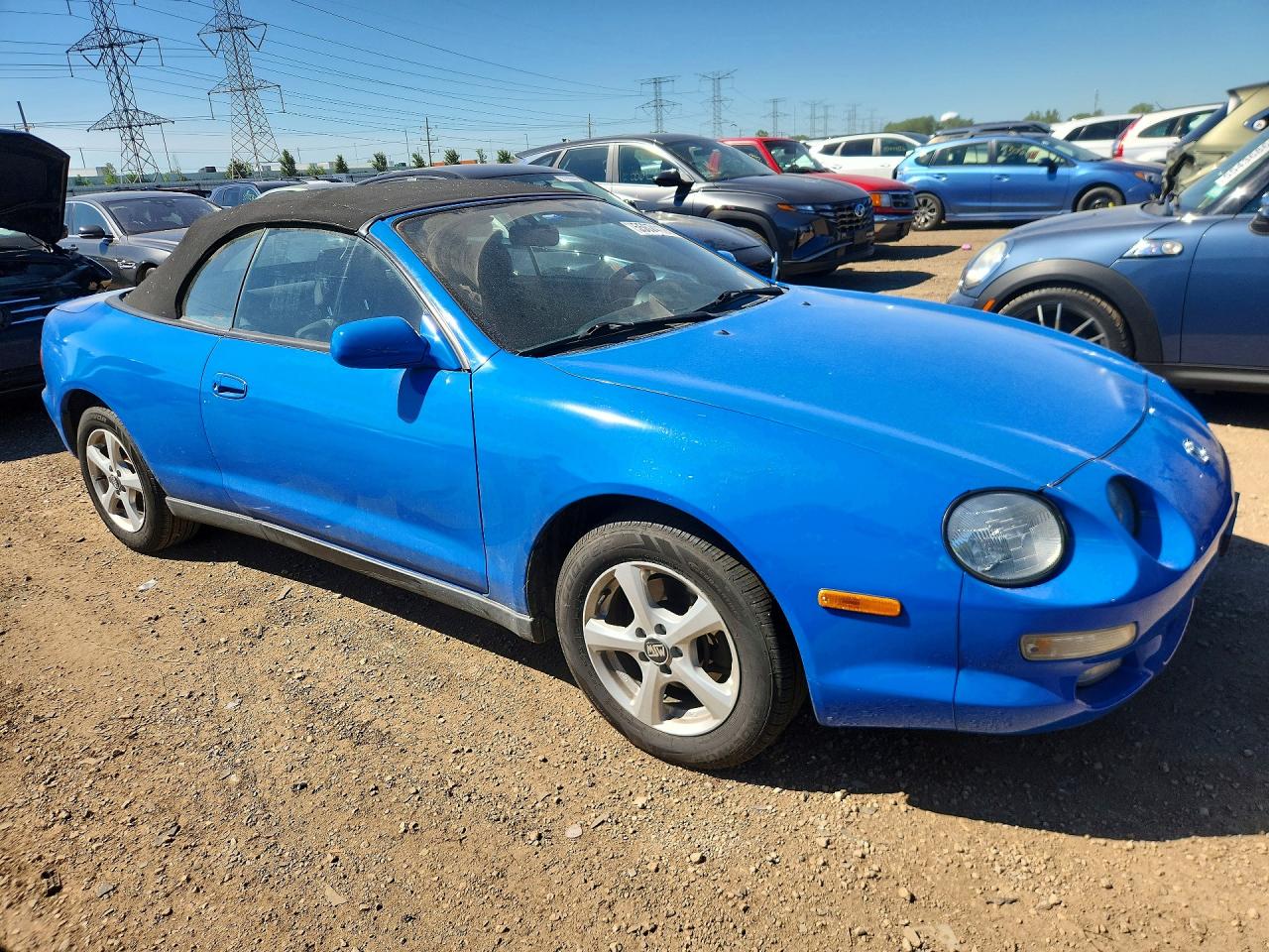 1996 Toyota Celica Gt Blue vin: JT5FG02T1T0034459