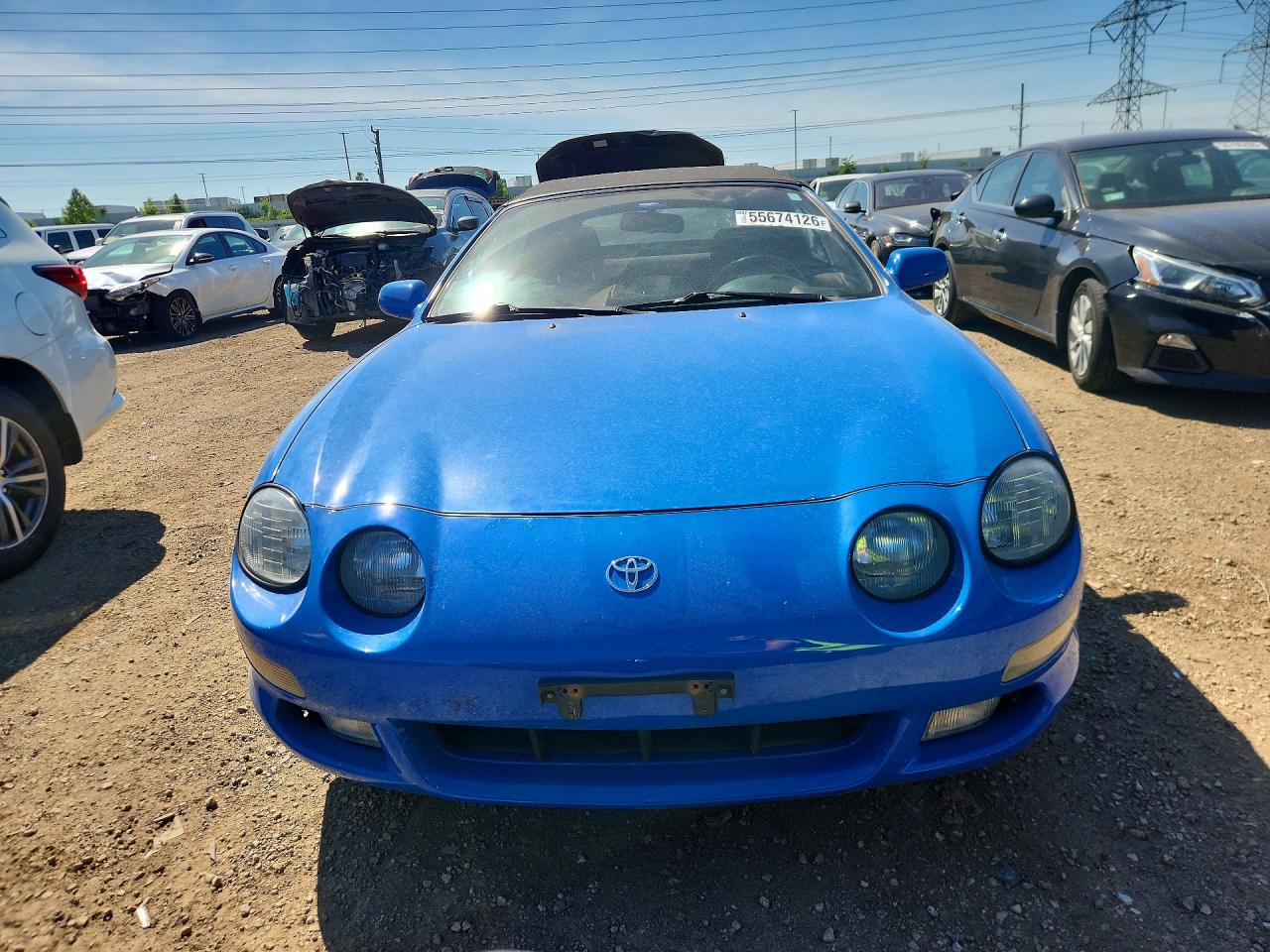 1996 Toyota Celica Gt Blue vin: JT5FG02T1T0034459