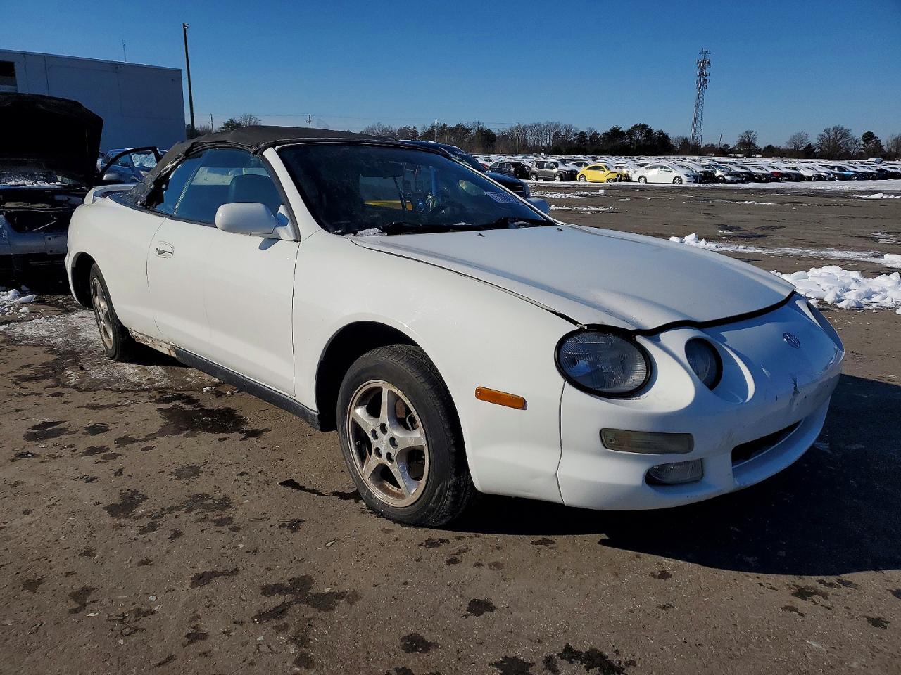 1996 Toyota Celica White vin: JT5FG02TXT0031642