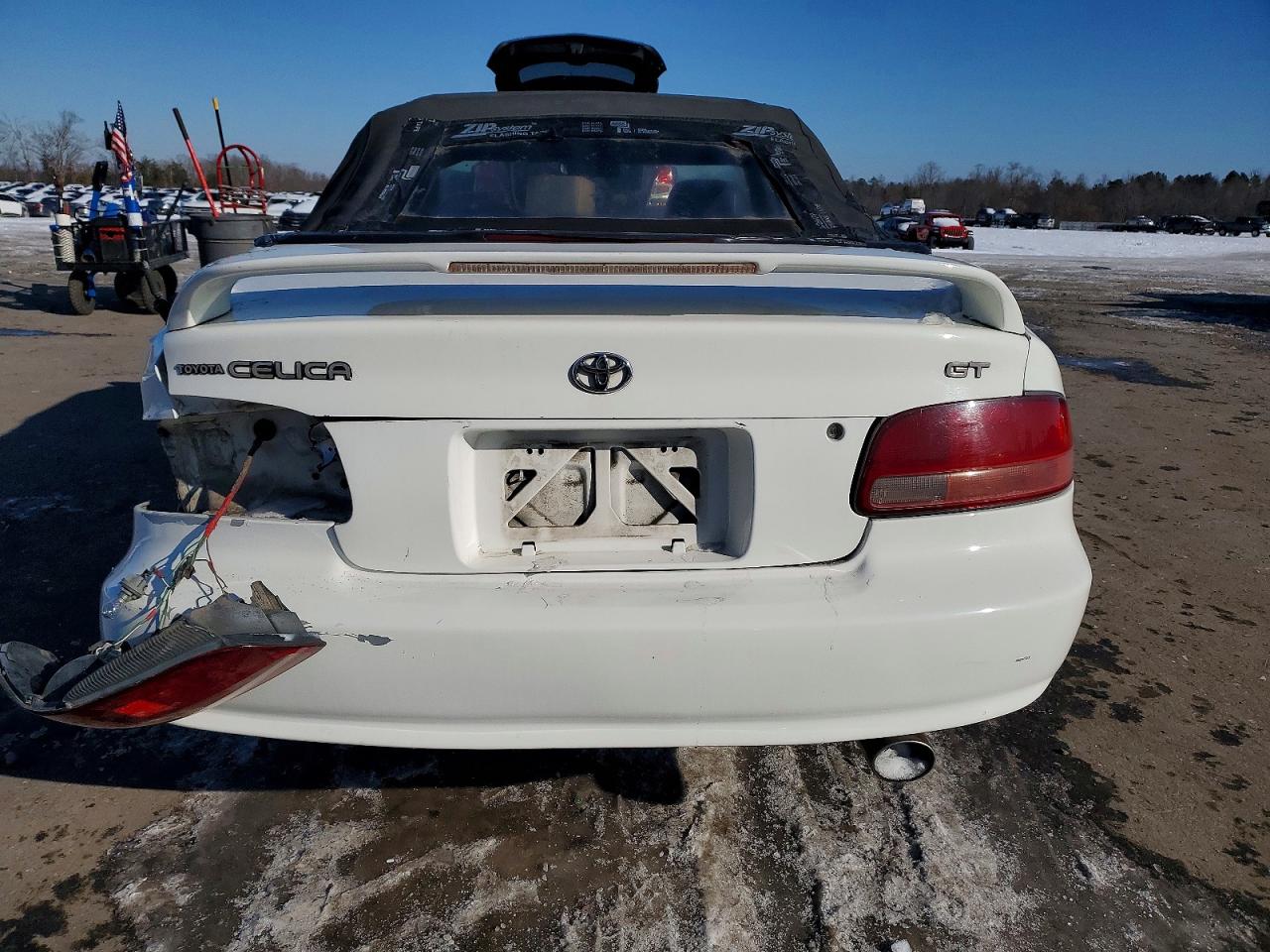 1996 Toyota Celica White vin: JT5FG02TXT0031642