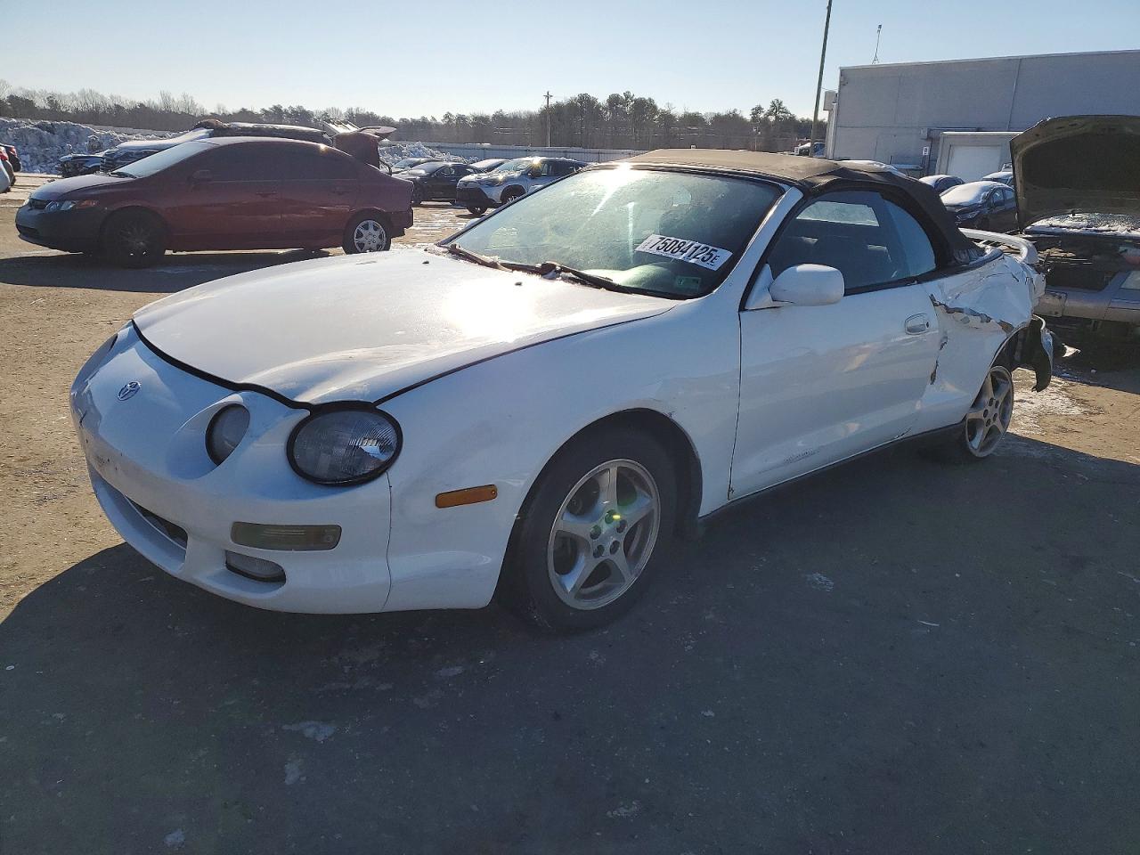 1996 Toyota Celica White vin: JT5FG02TXT0031642