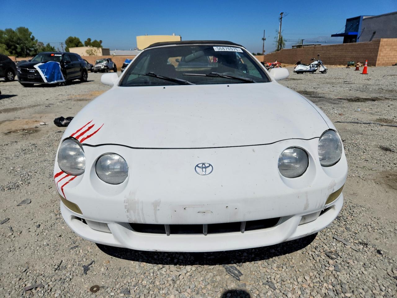 1999 Toyota Celica Gt White vin: JT5FG02TXX0053033