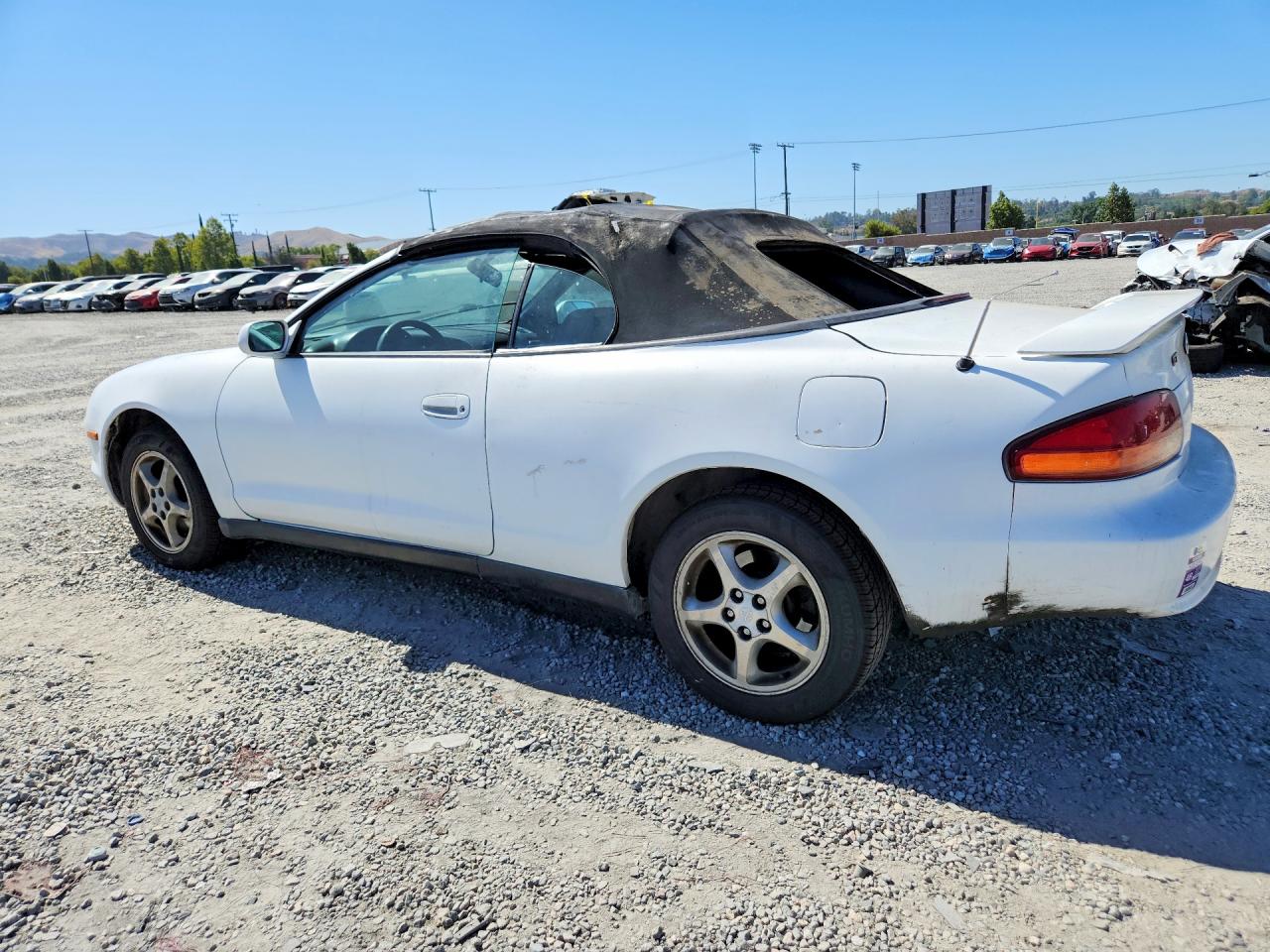 1999 Toyota Celica Gt White vin: JT5FG02TXX0053033