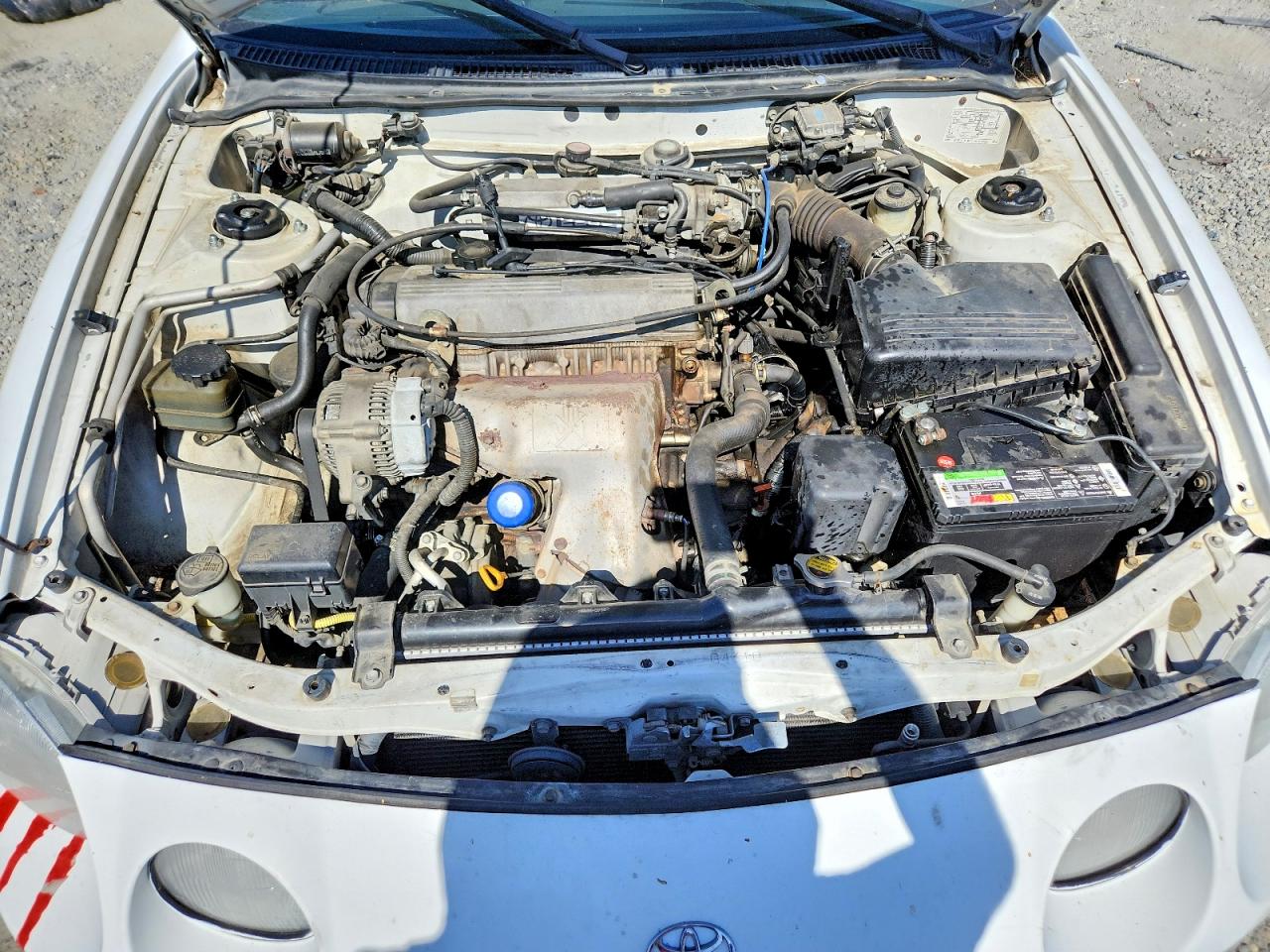 1999 Toyota Celica Gt White vin: JT5FG02TXX0053033