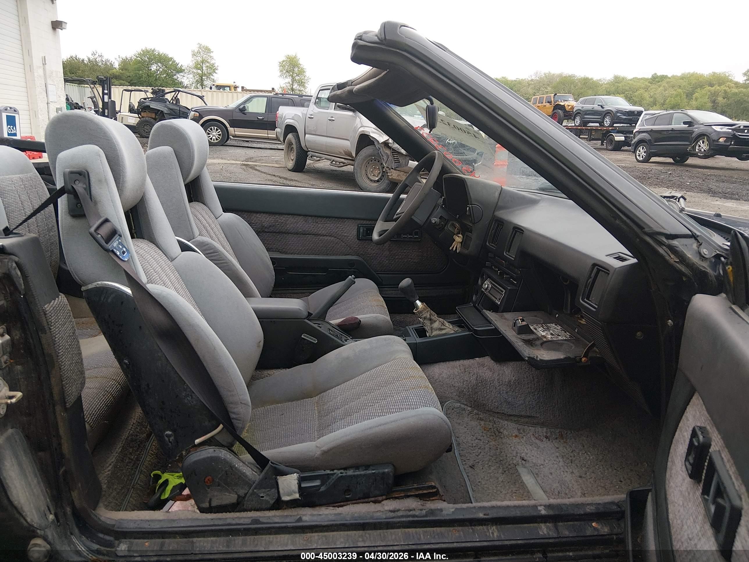 1985 Toyota Celica Gt-s Black vin: JT5RA65K6F4055146