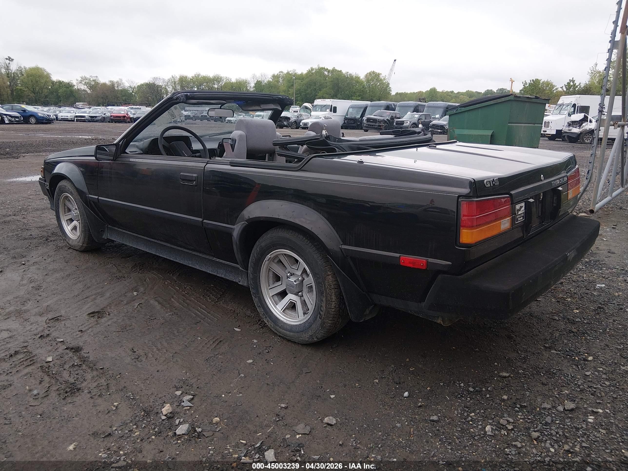 1985 Toyota Celica Gt-s Black vin: JT5RA65K6F4055146