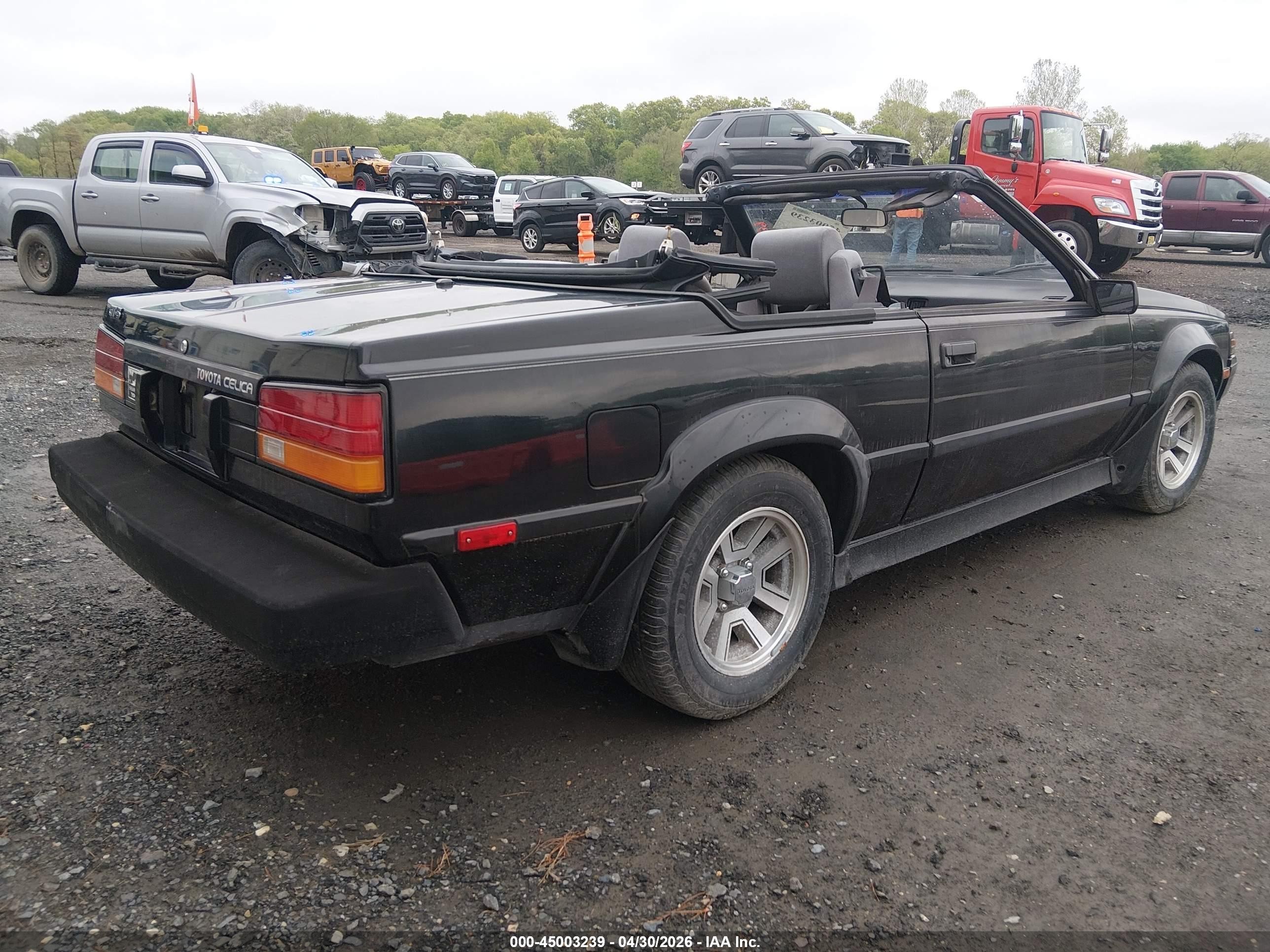 1985 Toyota Celica Gt-s Black vin: JT5RA65K6F4055146