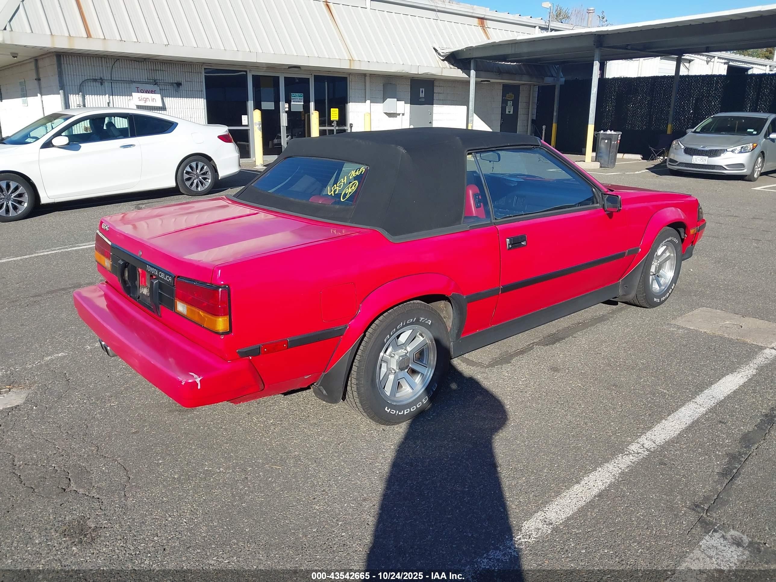 1985 Toyota Celica Gt-s Red vin: JT5RA65K8F4056461